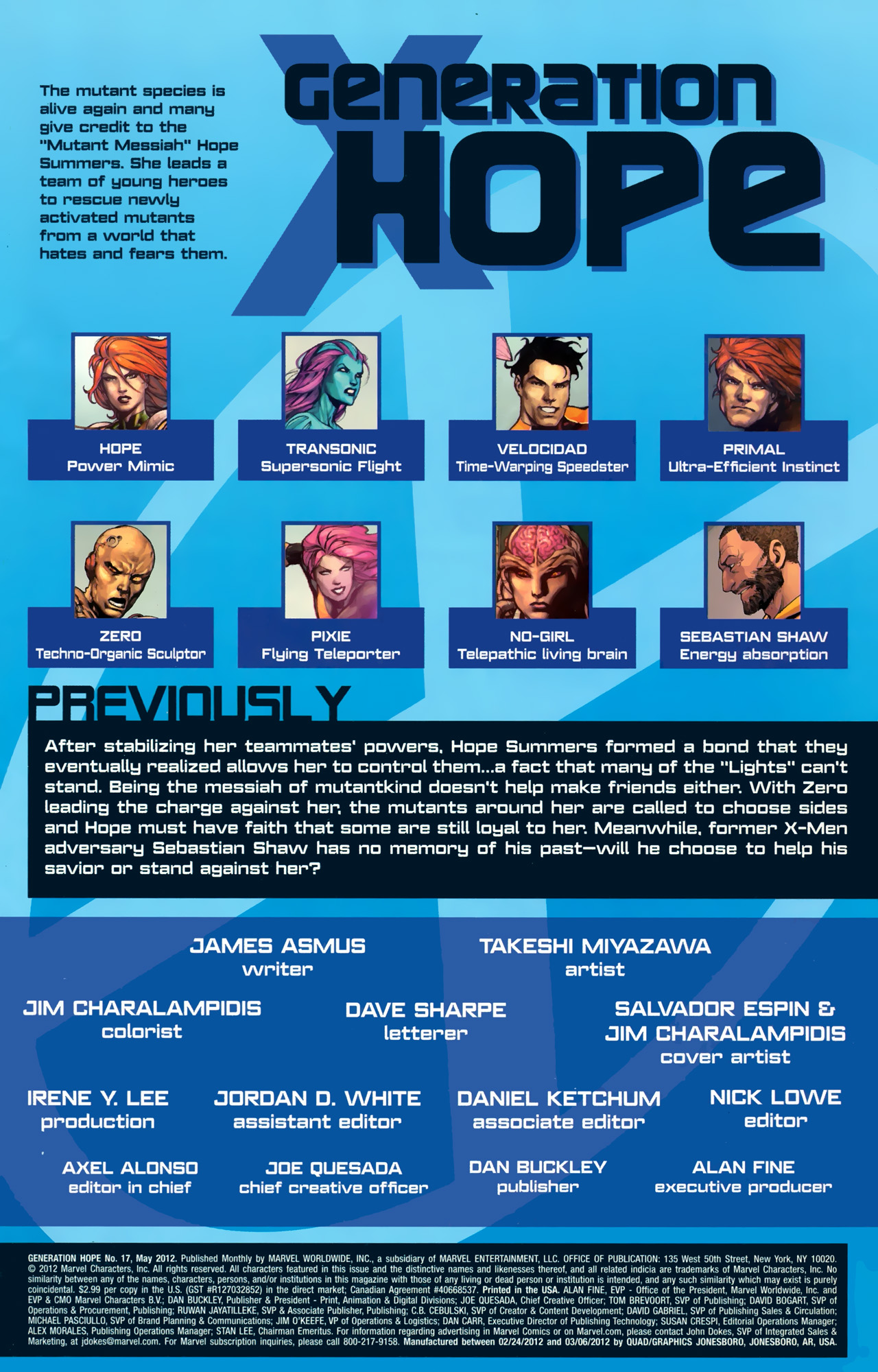 Read online Generation Hope comic -  Issue #17 - 2