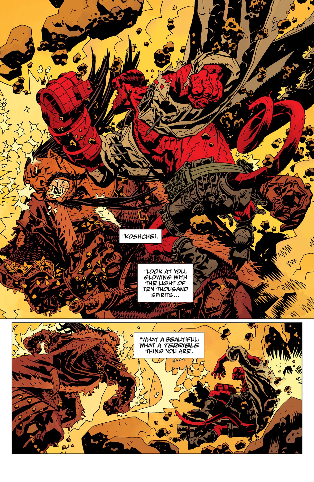 Read online Hellboy: Darkness Calls comic -  Issue # TPB - 141