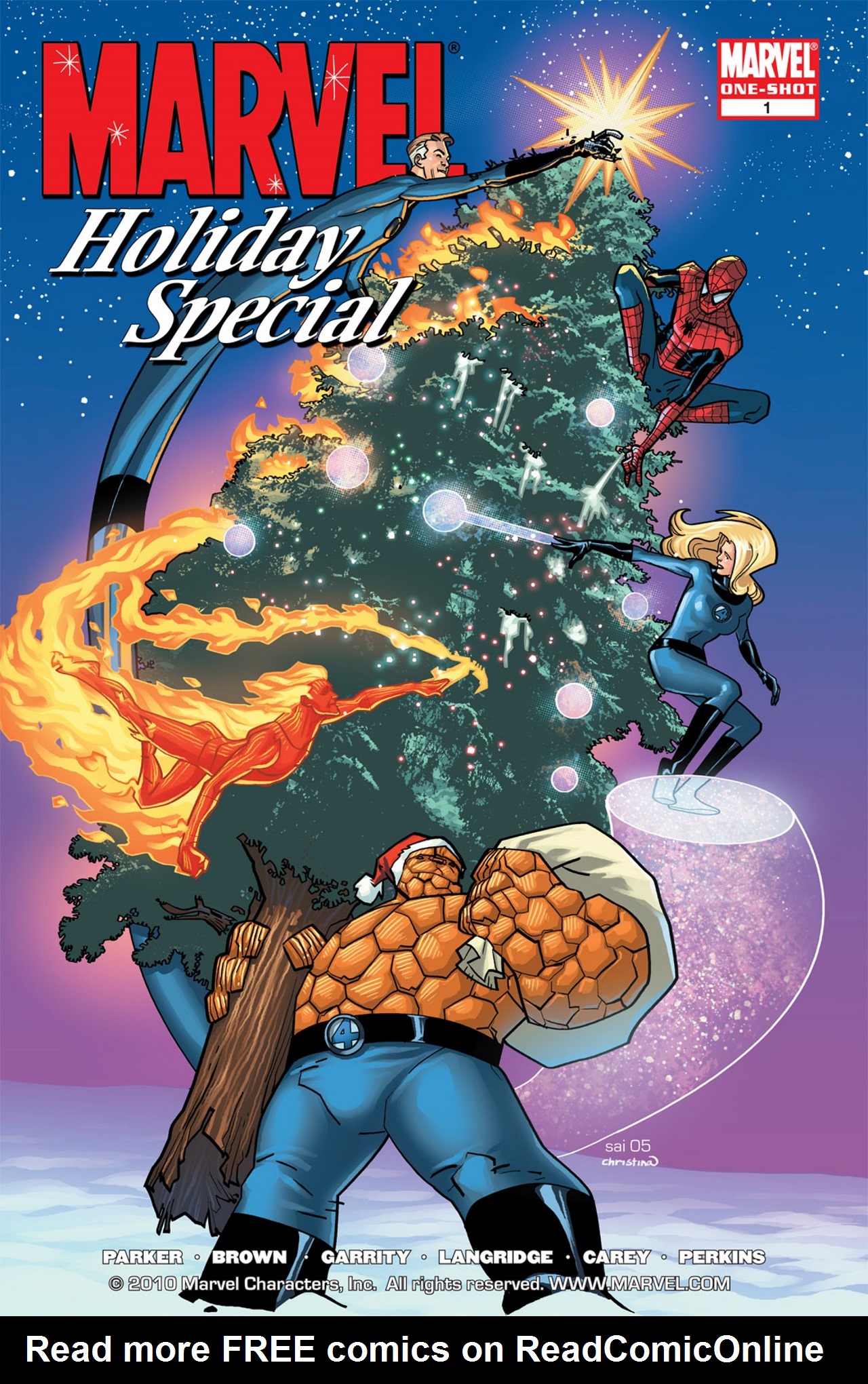 Read online Marvel Holiday Special (1991) comic -  Issue #2005 - 1