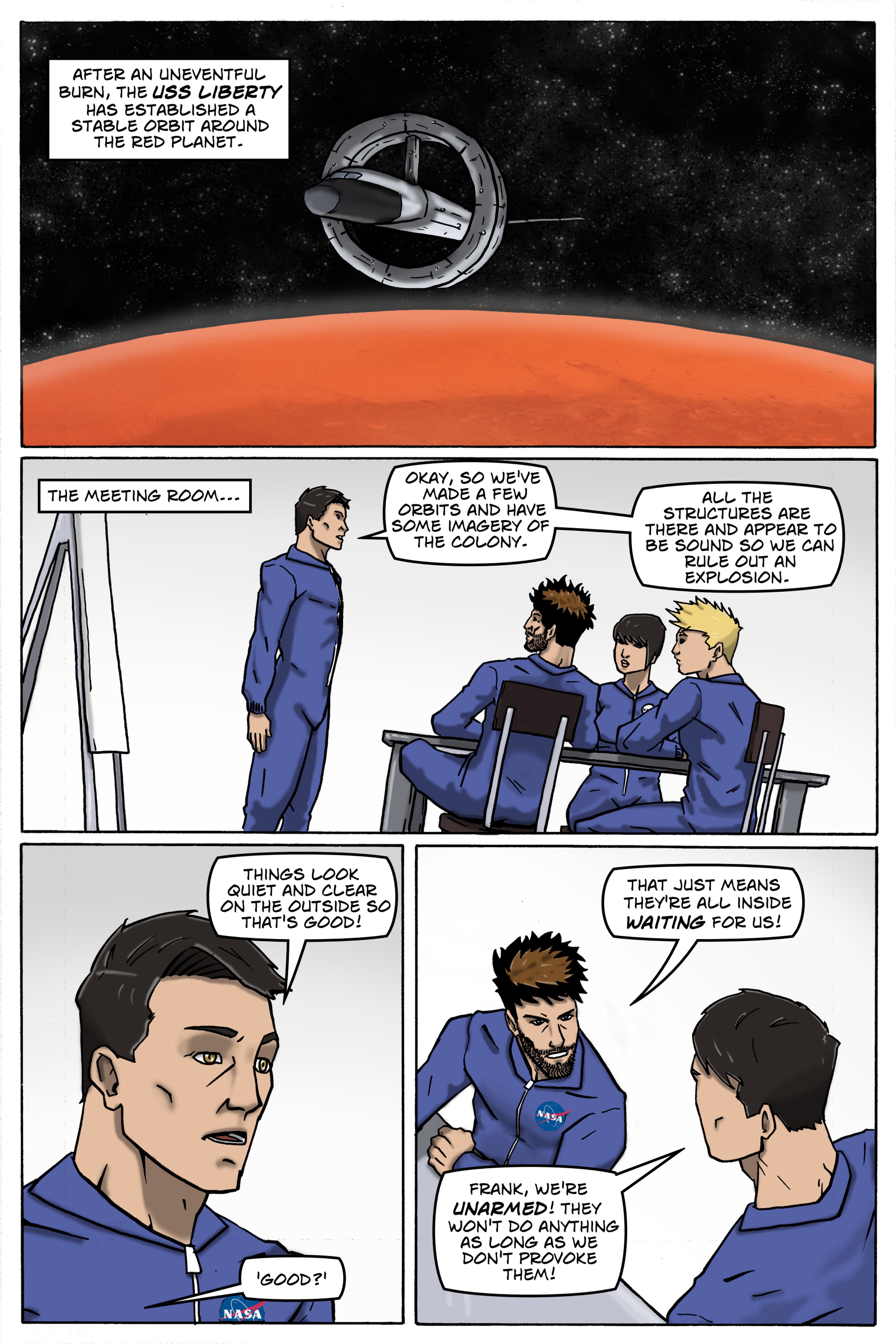 Read online Mars One comic -  Issue #1 - 14
