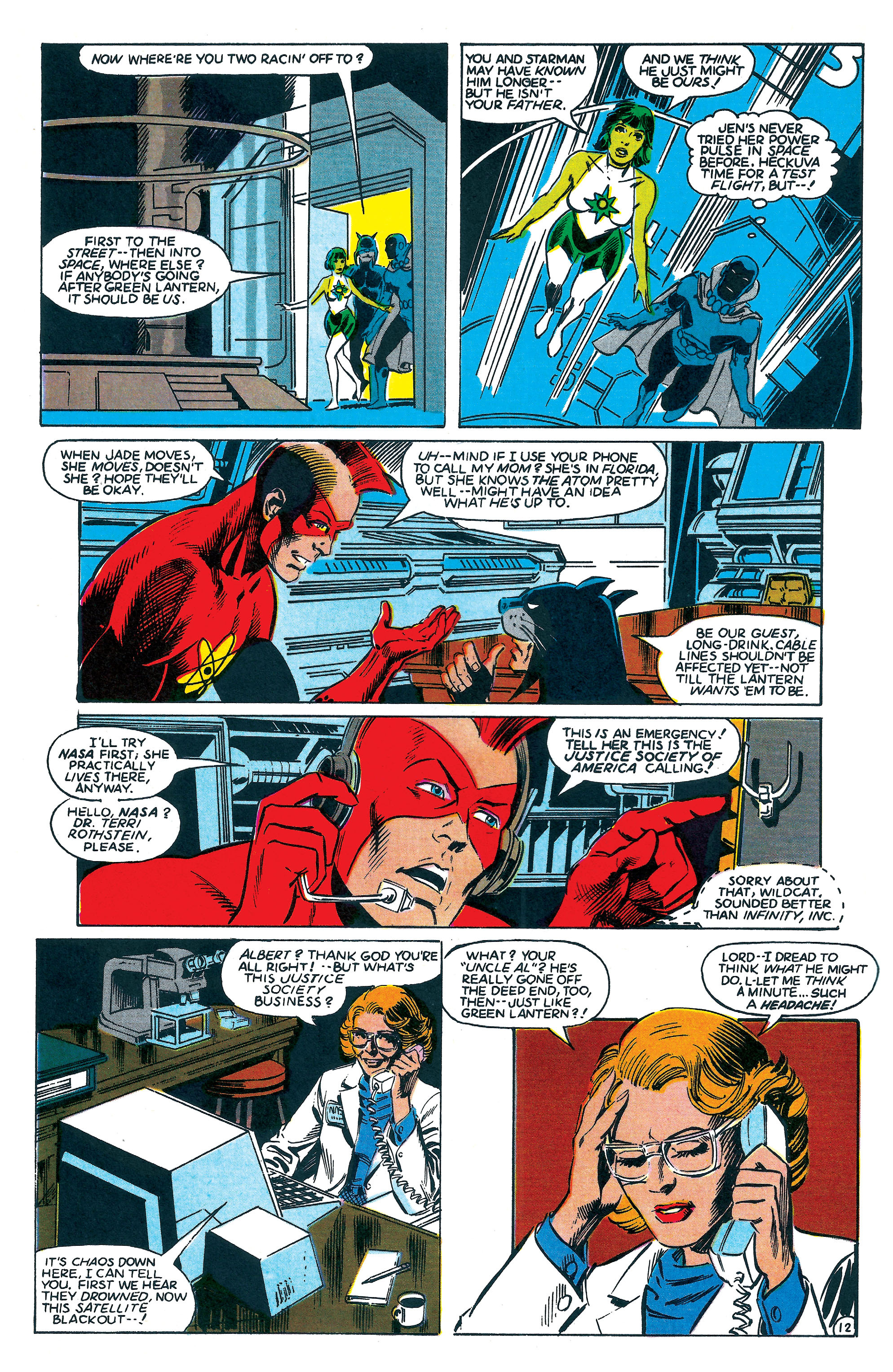 Read online Infinity Inc. (1984) comic -  Issue #8 - 12