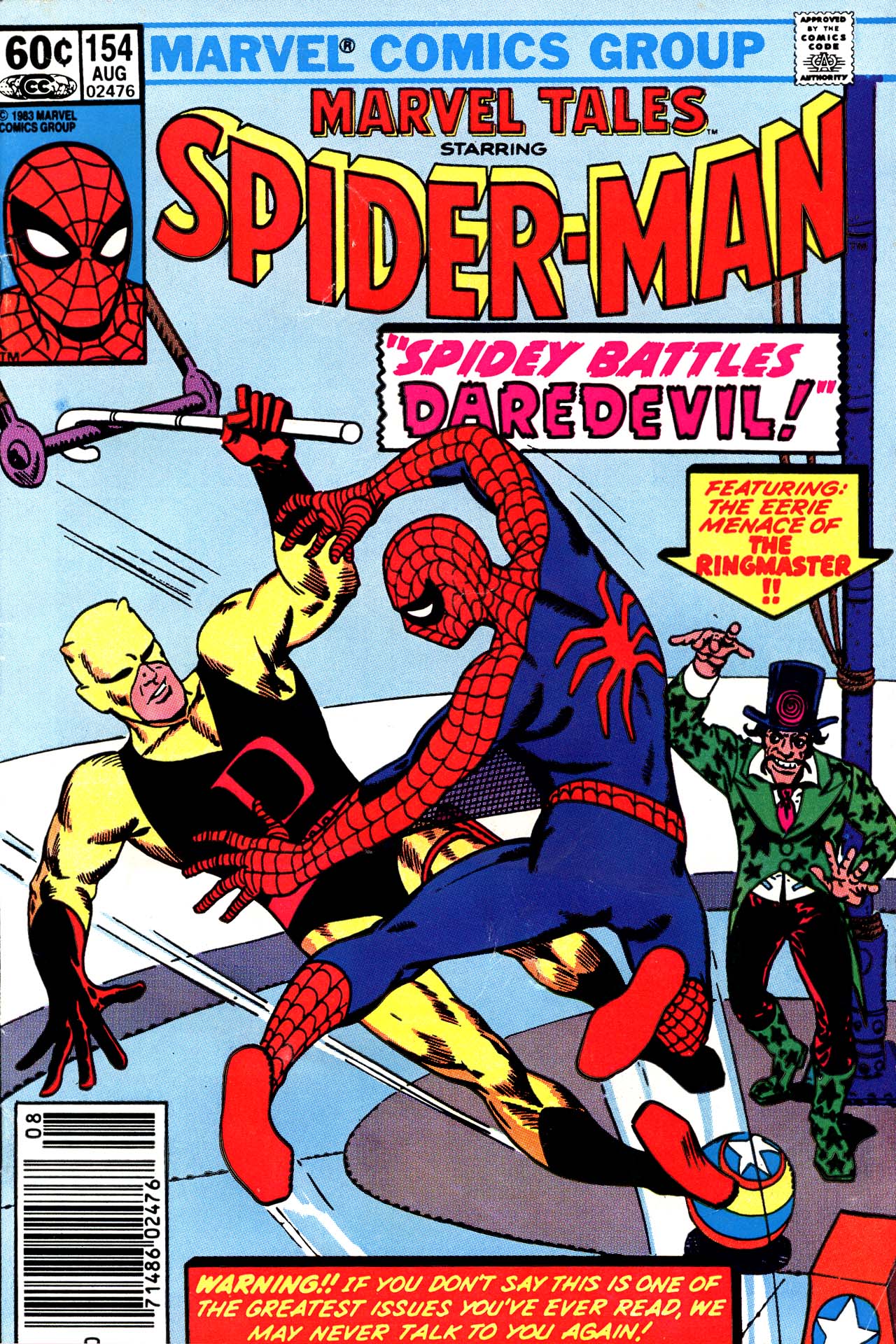Read online Marvel Tales (1964) comic -  Issue #154 - 1