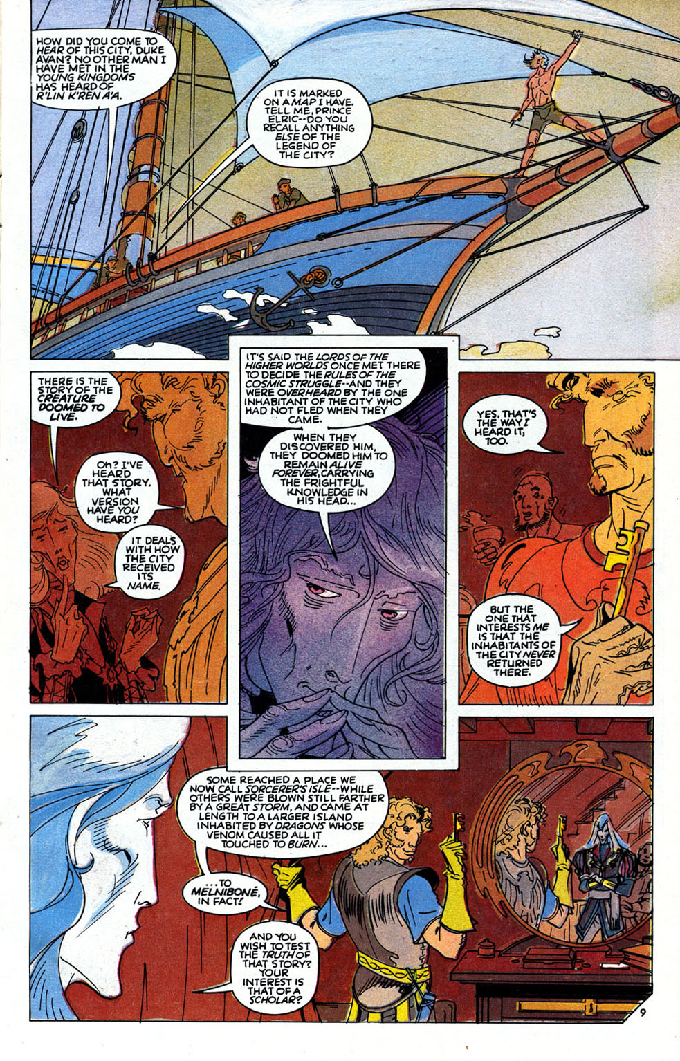 Read online Elric: Sailor on the Seas of Fate comic -  Issue #6 - 11