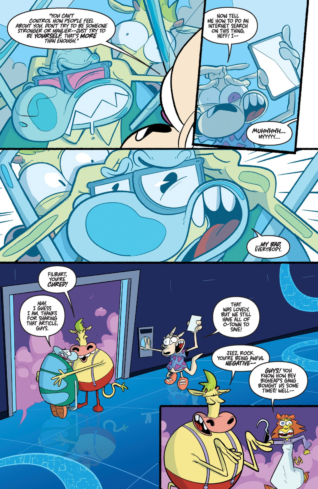 Read online Rocko's Modern Afterlife comic -  Issue #4 - 16