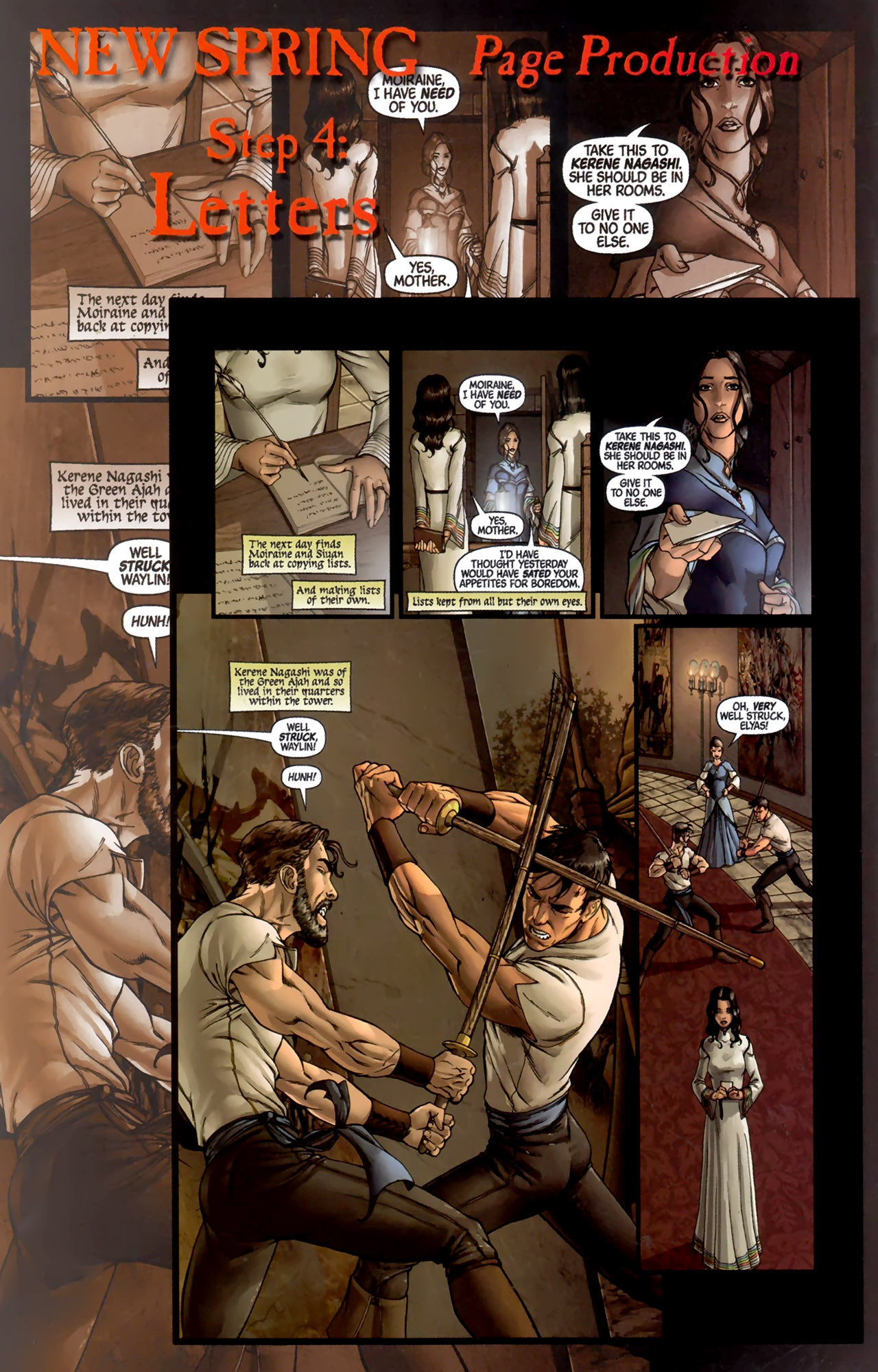 Read online Robert Jordan's The Wheel of Time: New Spring comic -  Issue #5 - 34