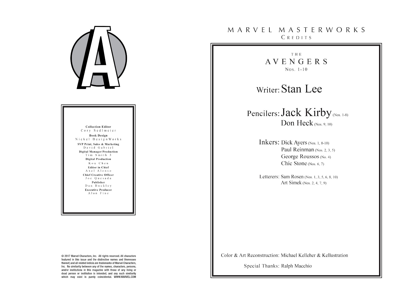 Marvel Masterworks: The Avengers issue TPB 1 (Part 1) - Page 3