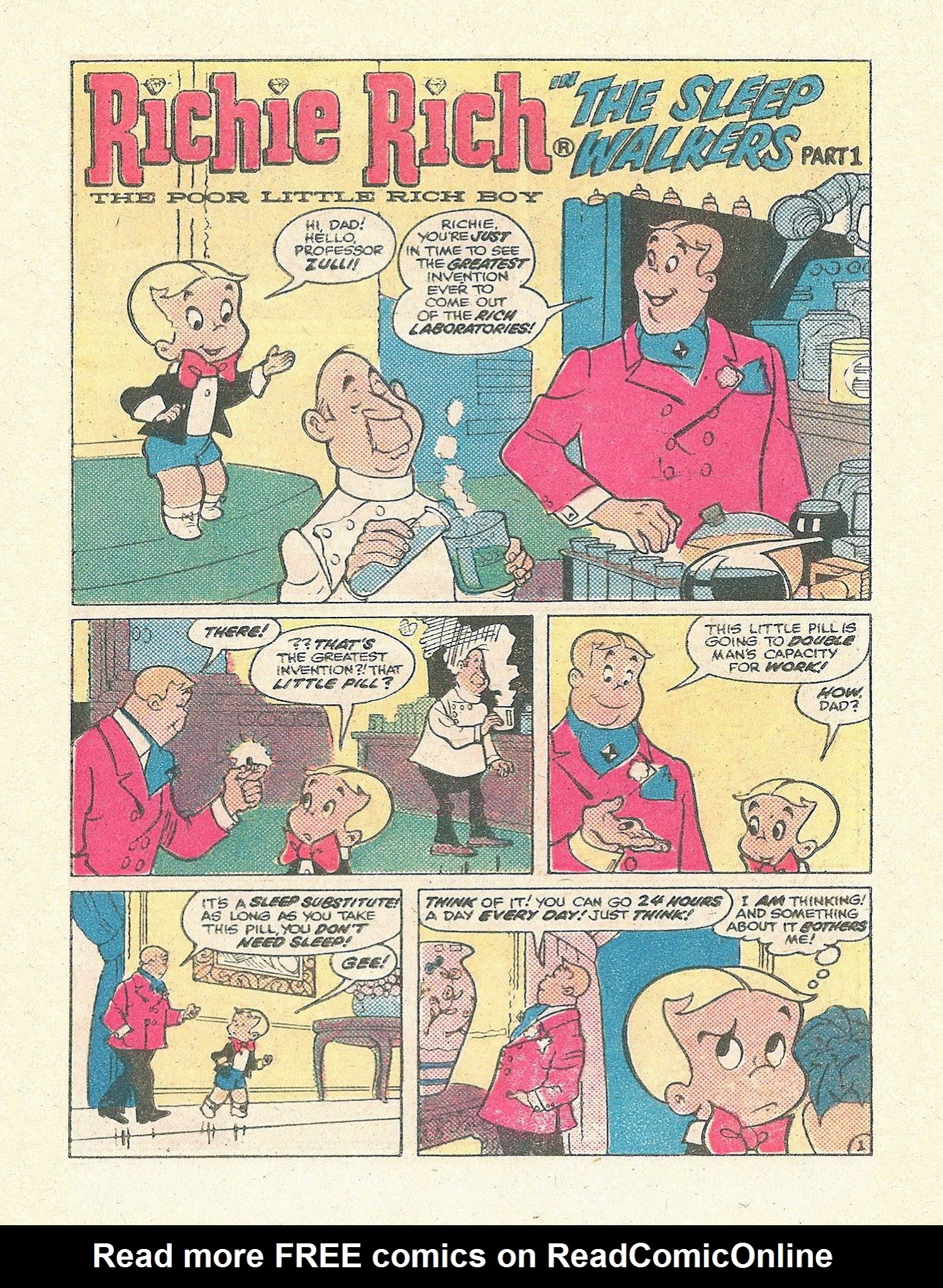 Read online Richie Rich Digest Stories comic -  Issue #13 - 89