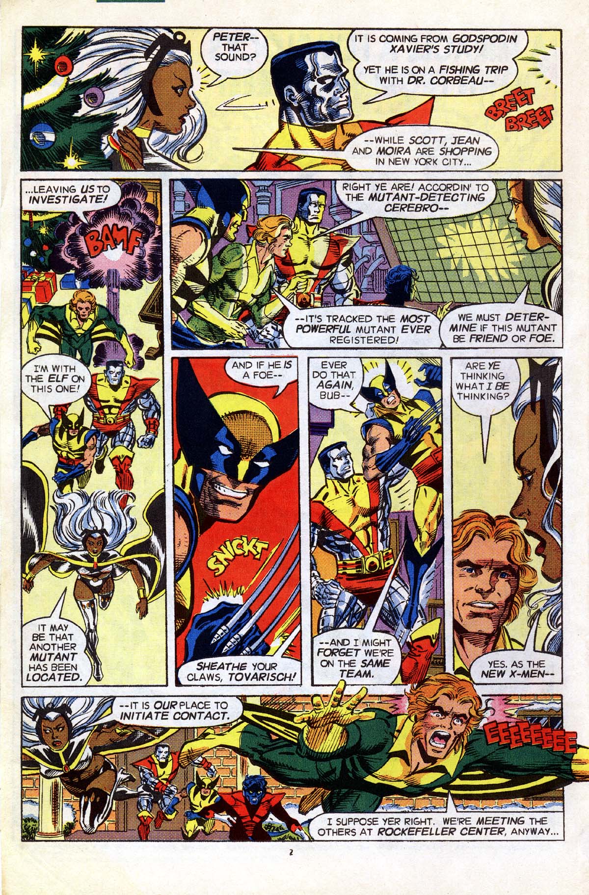 Read online Marvel Holiday Special (1991) comic -  Issue #1991 - 5