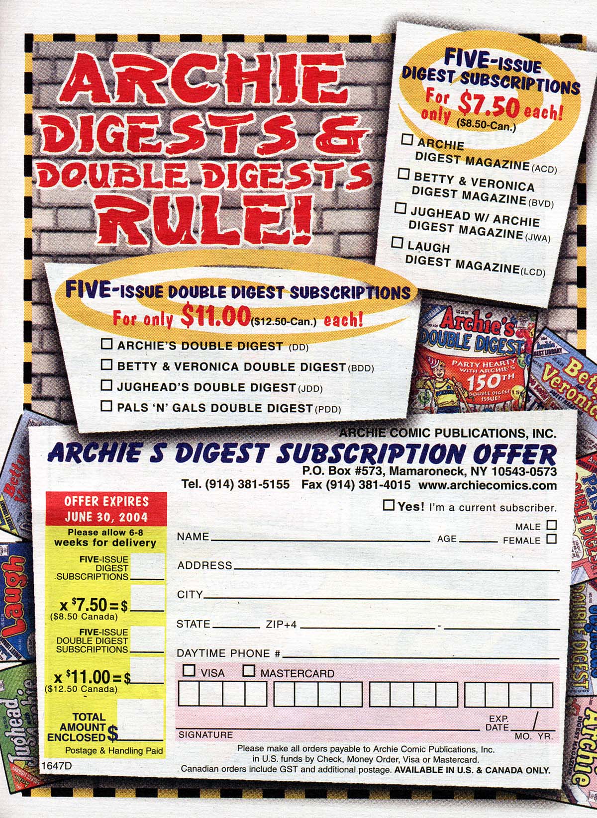 Read online Archie Digest Magazine comic -  Issue #206 - 66