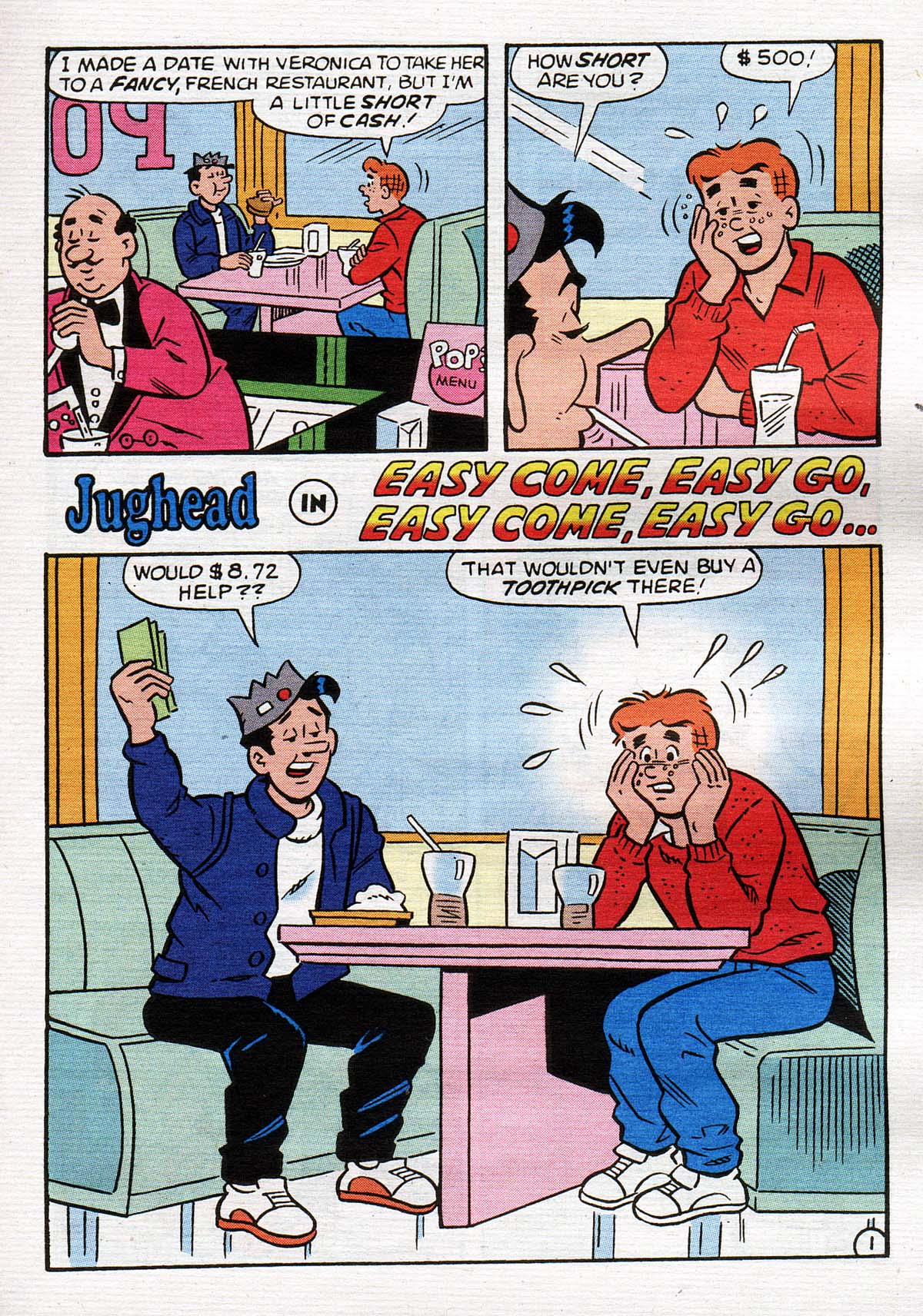 Read online Jughead's Double Digest Magazine comic -  Issue #101 - 112