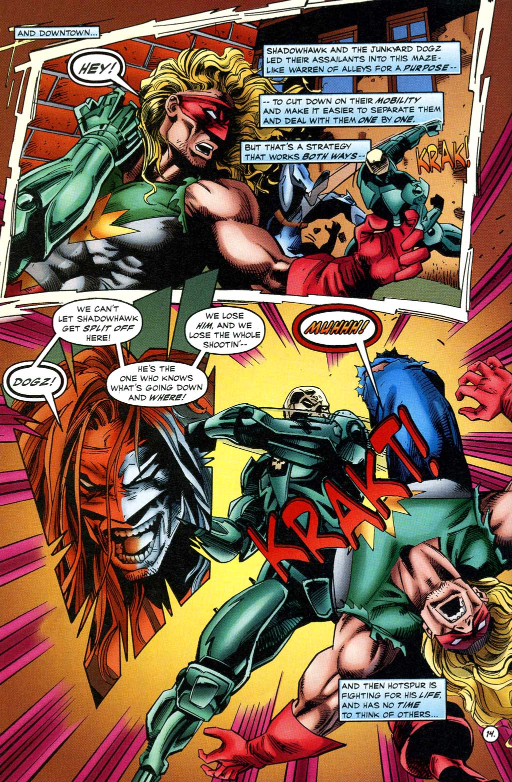 Read online The New Shadowhawk comic -  Issue #5 - 16