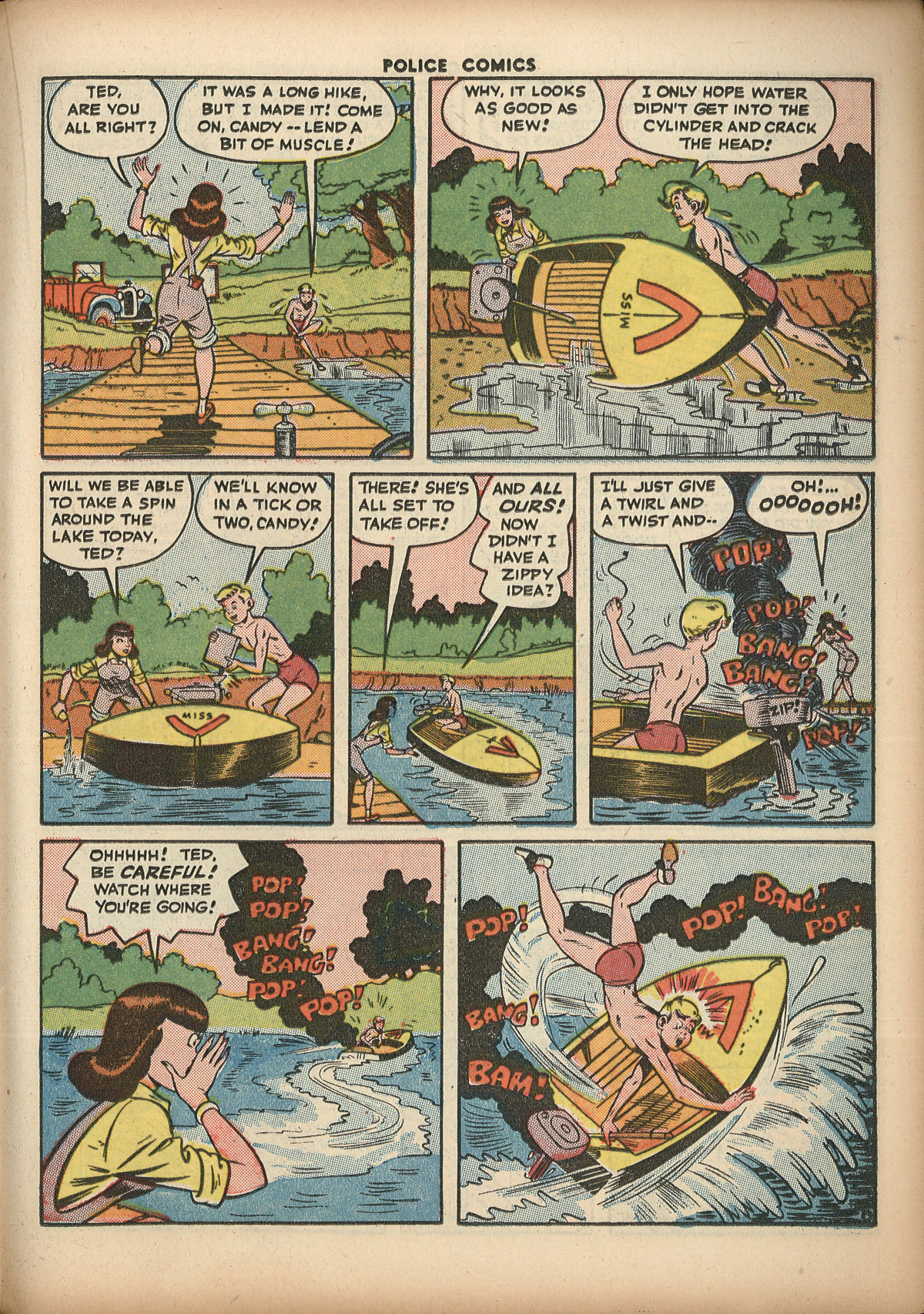 Read online Police Comics comic -  Issue #47 - 35