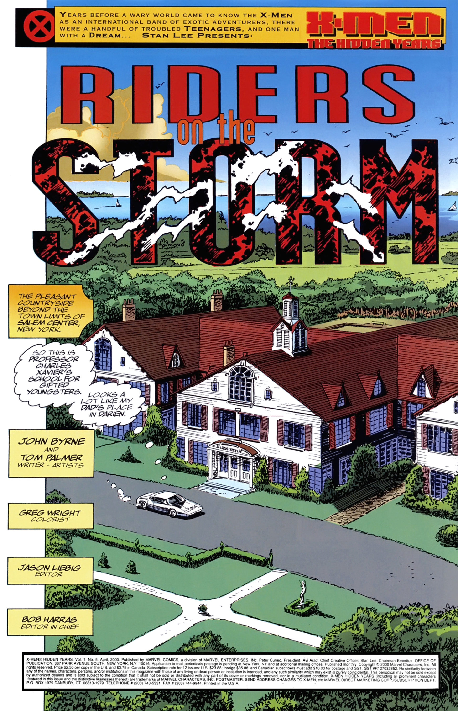 Read online X-Men: Hidden Years comic -  Issue #5 - 2