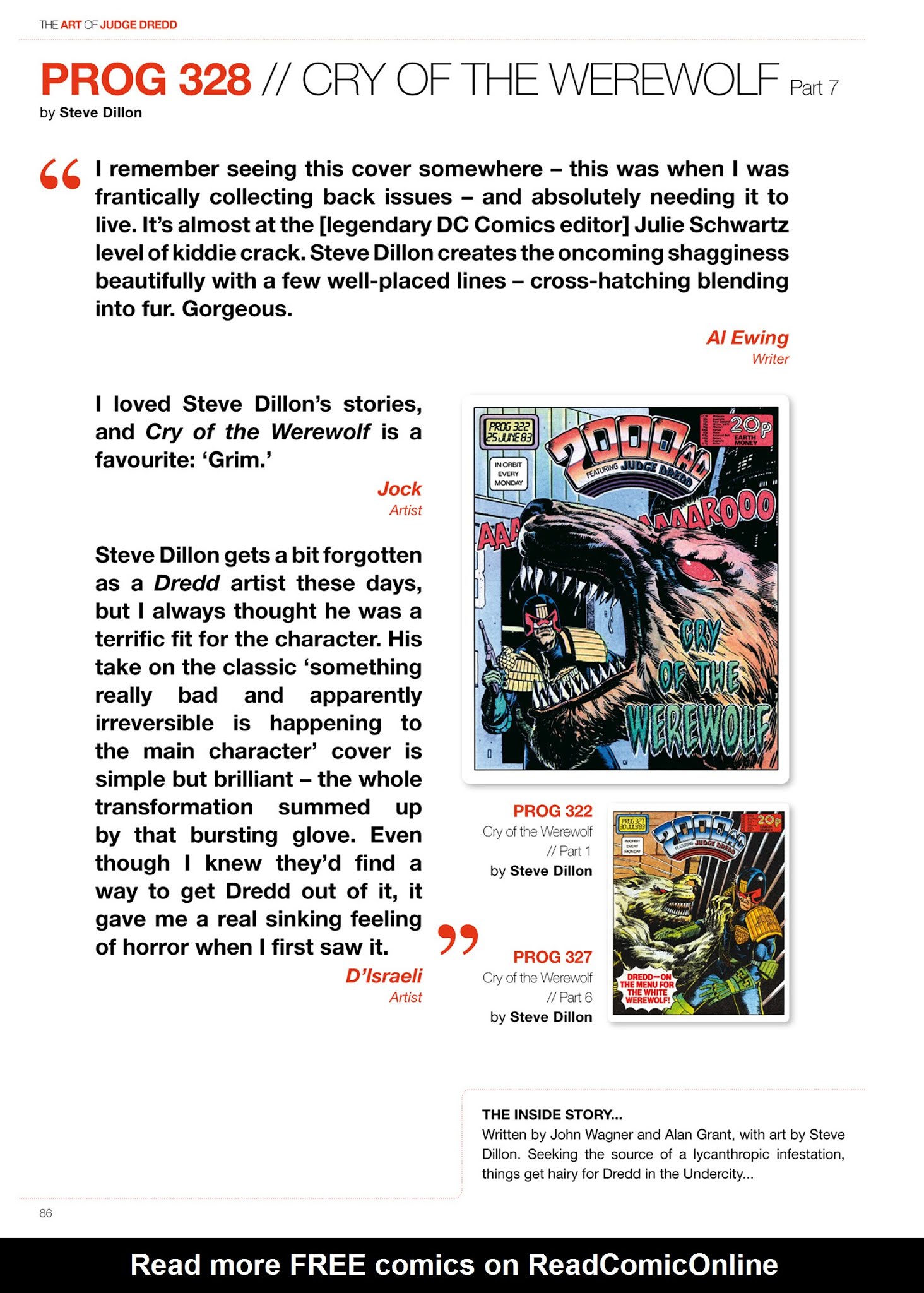 Read online The Art of Judge Dredd: Featuring 35 Years of Zarjaz Covers comic -  Issue # TPB (Part 1) - 84