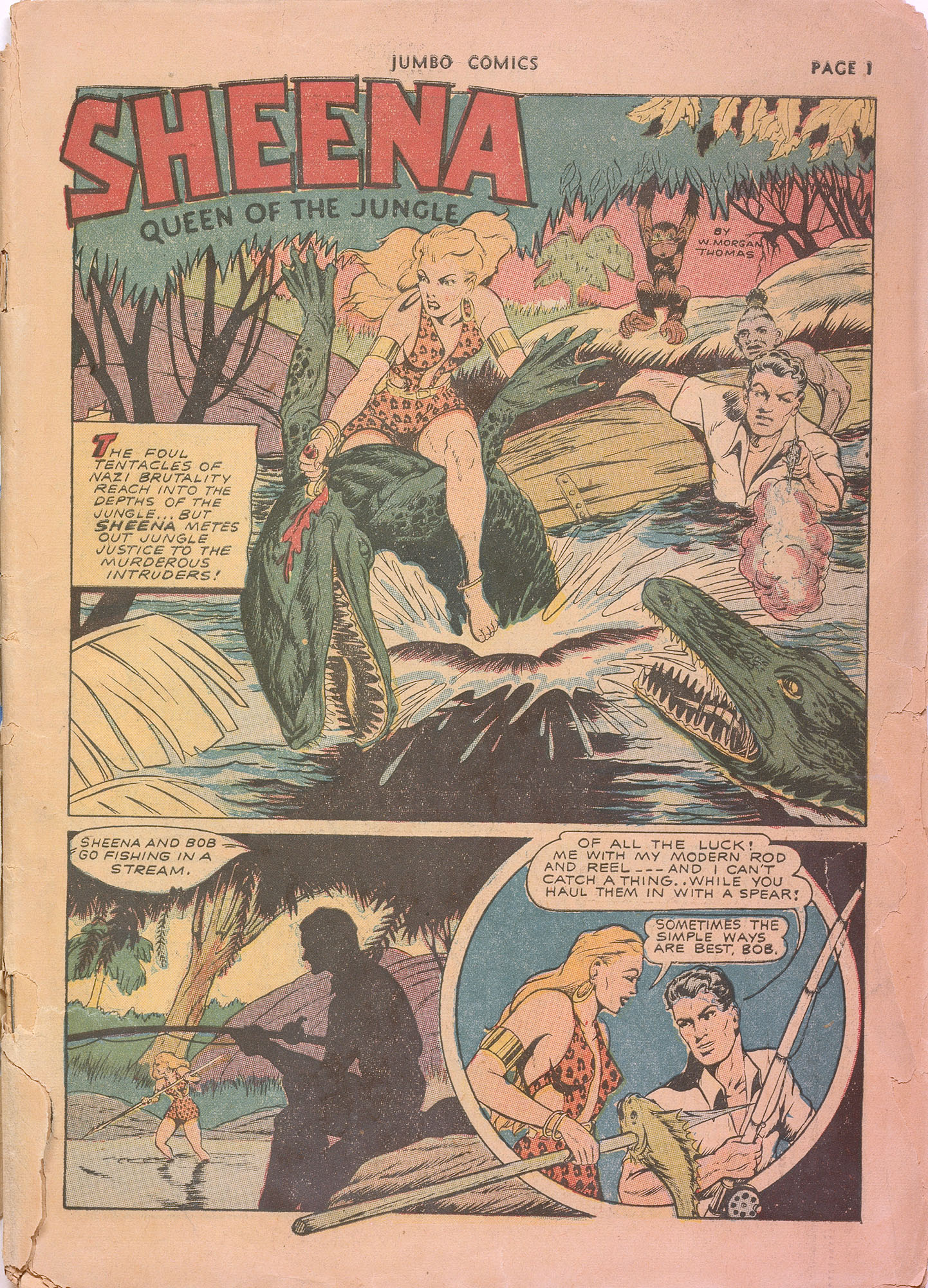 Read online Jumbo Comics comic -  Issue #46 - 3