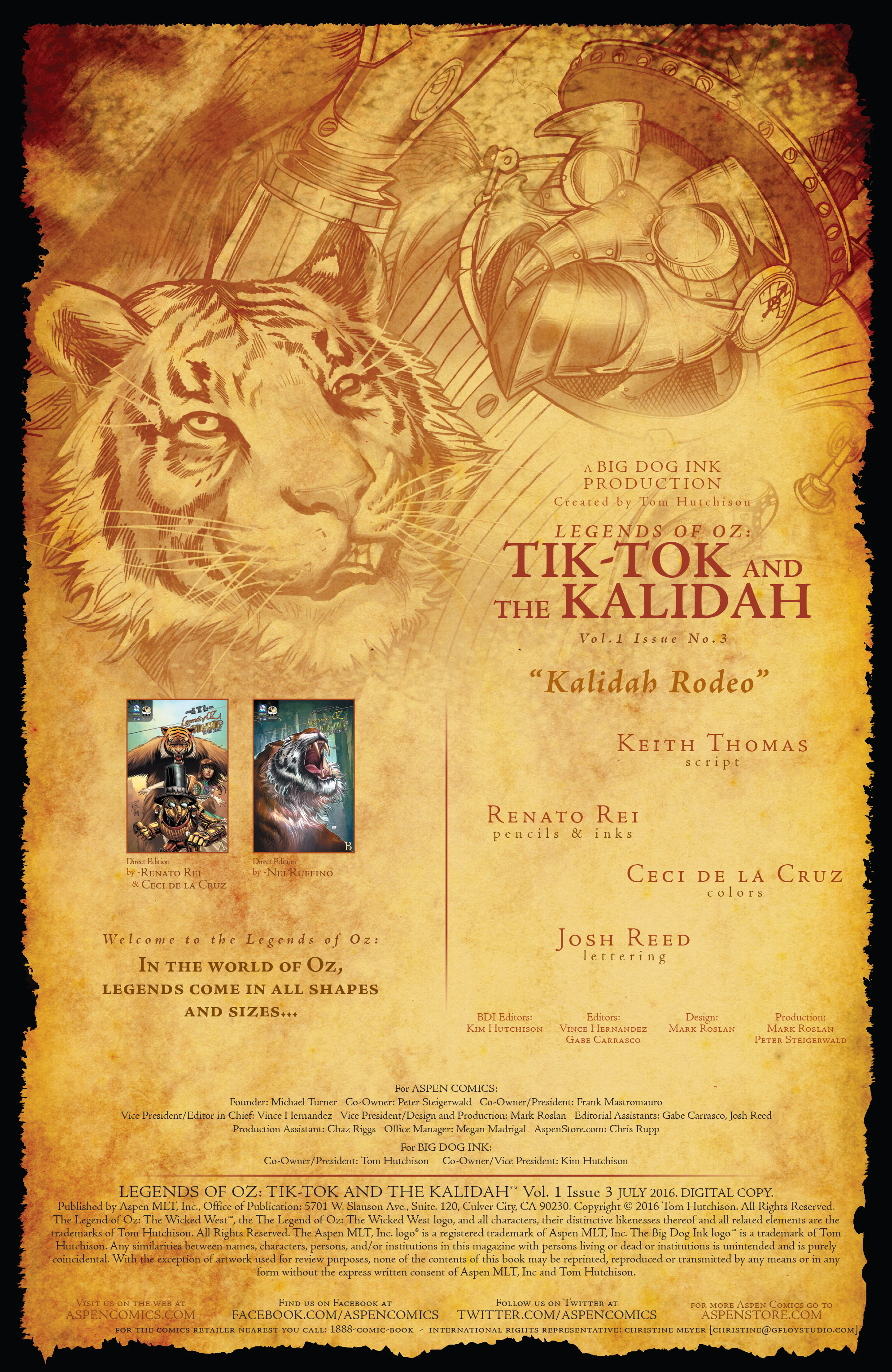 Read online Legends of Oz: Tik-Tok and the Kalidah comic -  Issue #3 - 3
