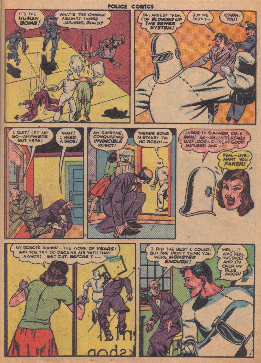 Read online Police Comics comic -  Issue #35 - 50