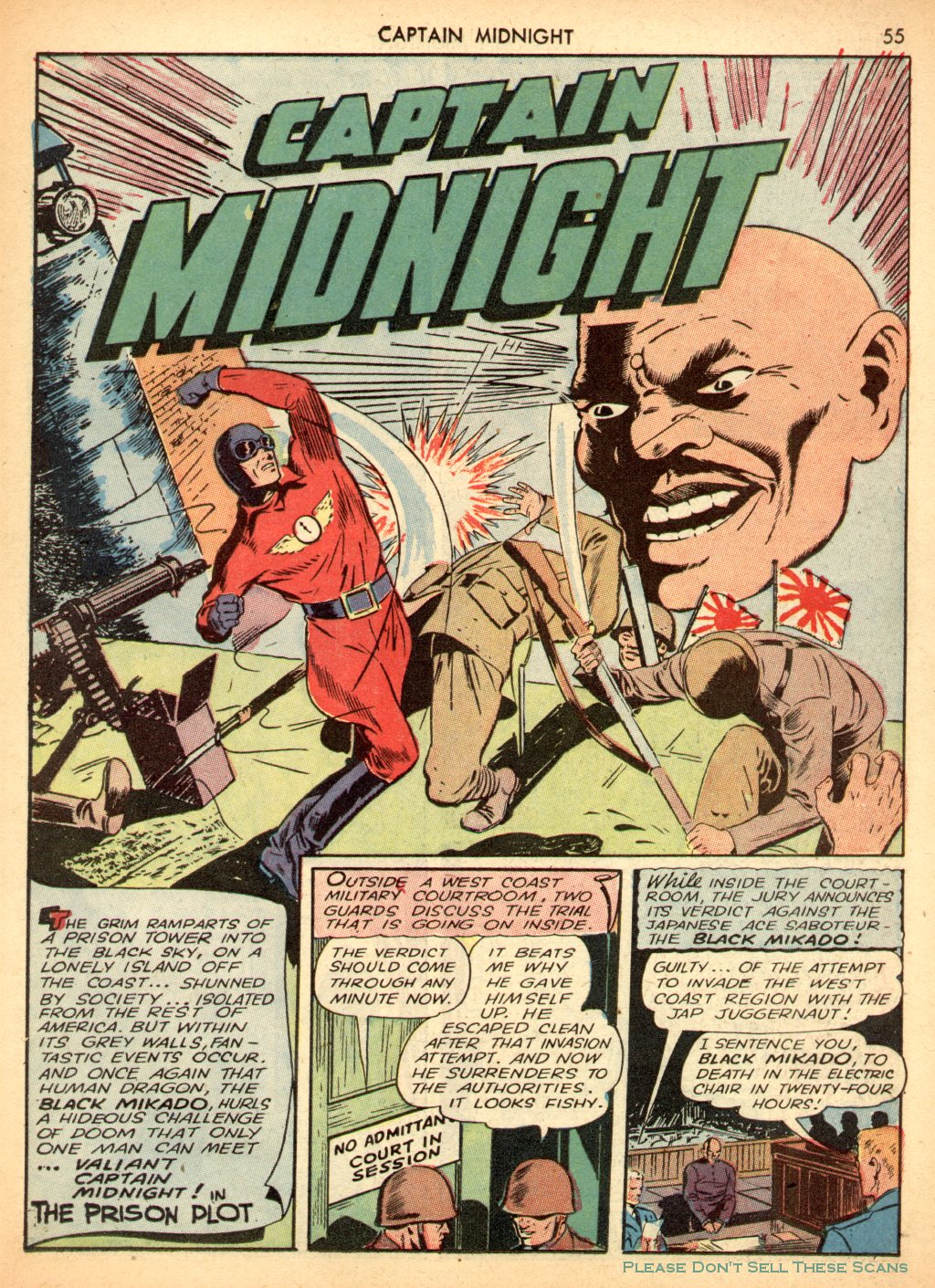 Read online Captain Midnight (1942) comic -  Issue #3 - 55