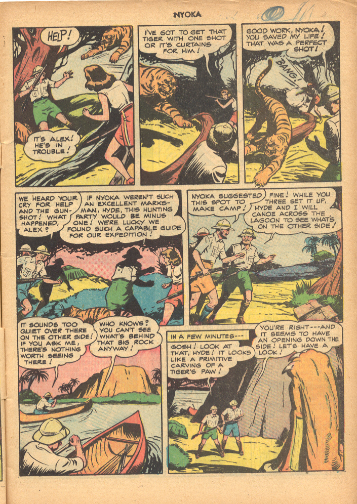 Read online Nyoka the Jungle Girl (1945) comic -  Issue #26 - 5