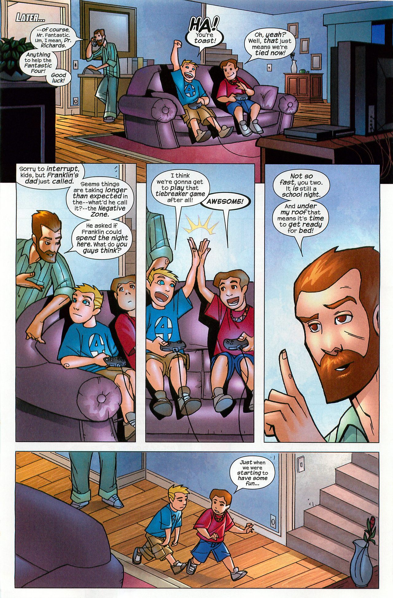 Read online Spider-Man and the Fantastic Four in Hard Choices comic -  Issue # Full - 6