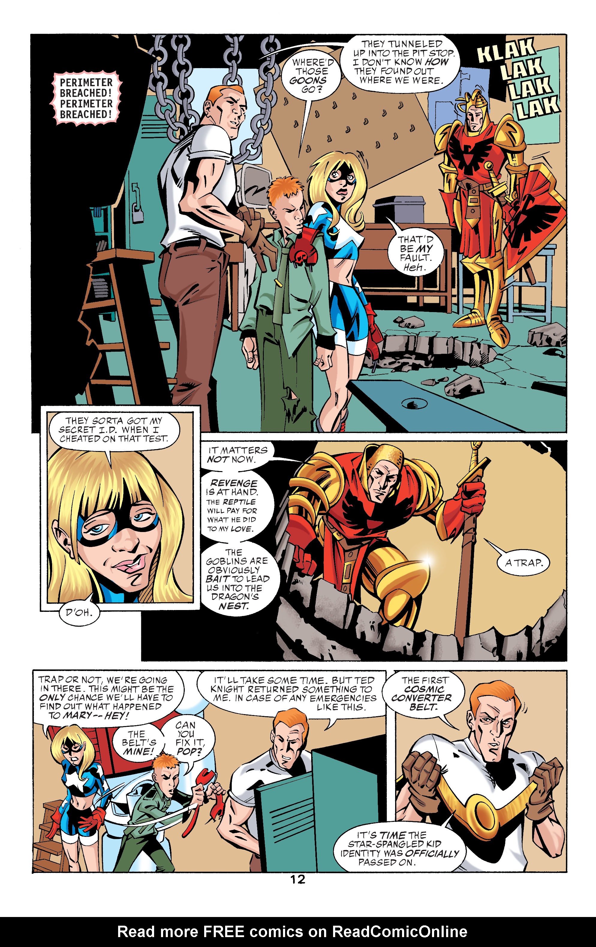 Read online Stars and S.T.R.I.P.E. comic -  Issue #12 - 12