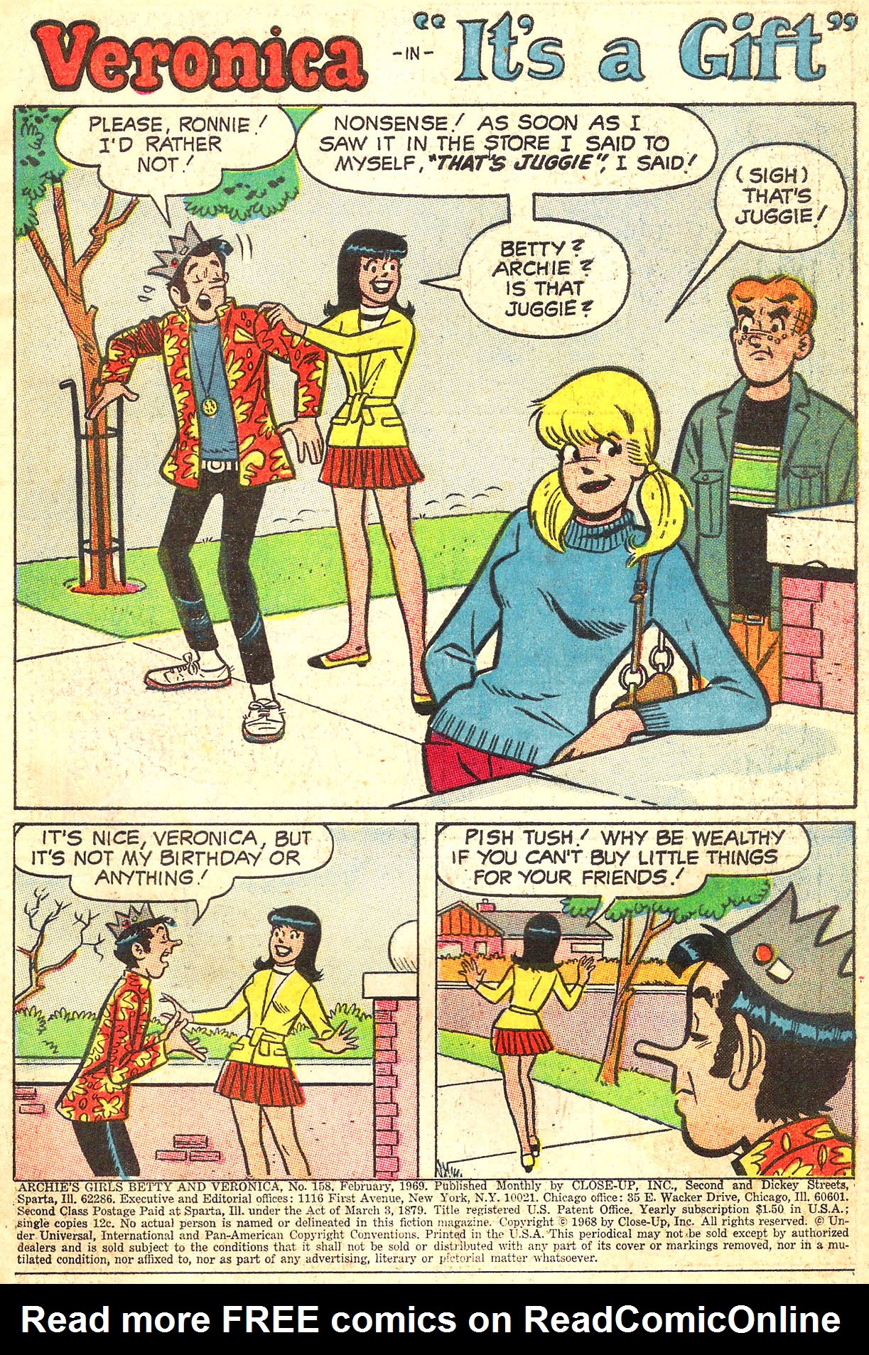 Read online Archie's Girls Betty and Veronica comic -  Issue #158 - 3