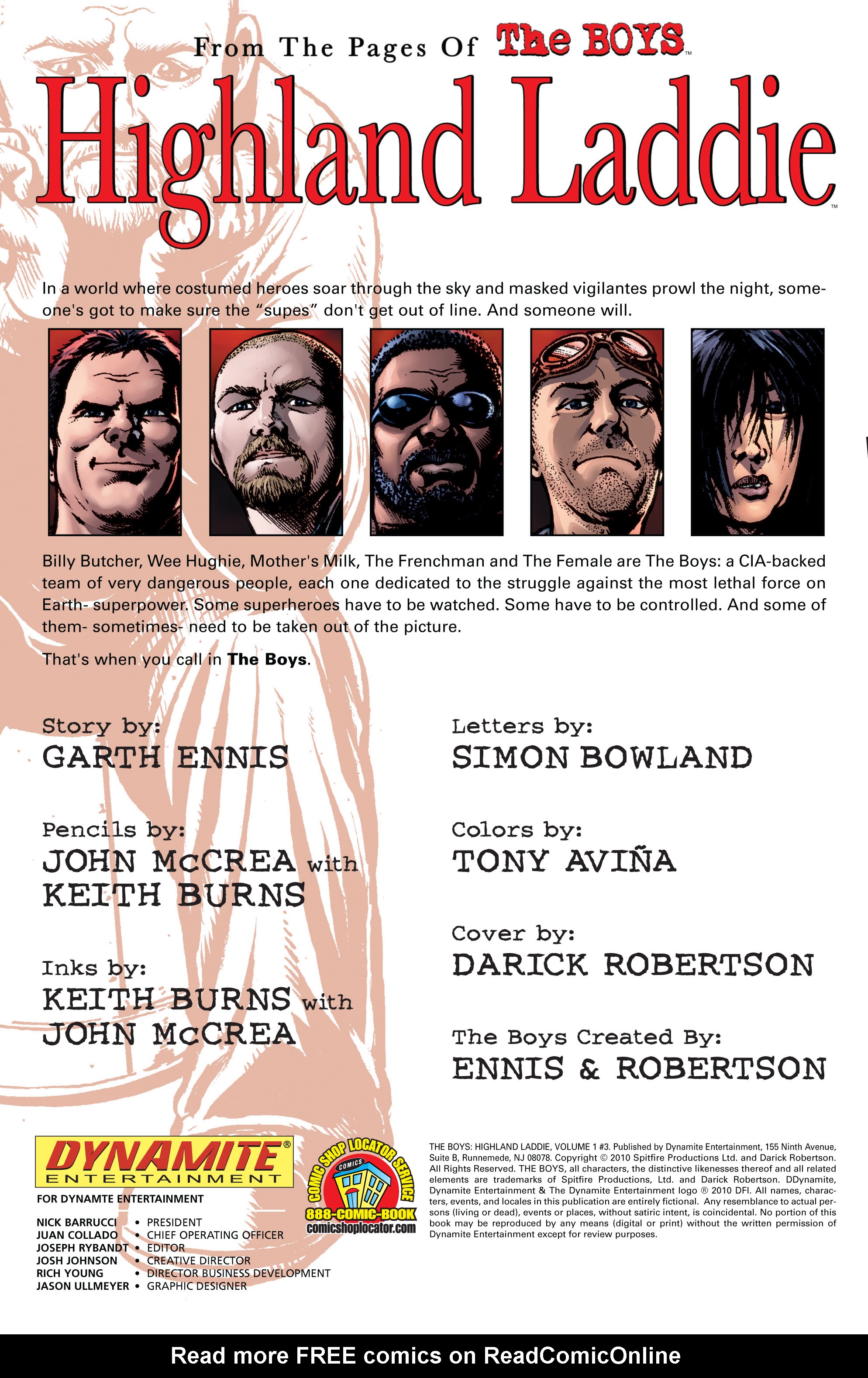 Read online The Boys: Highland Laddie comic -  Issue # TPB - 51