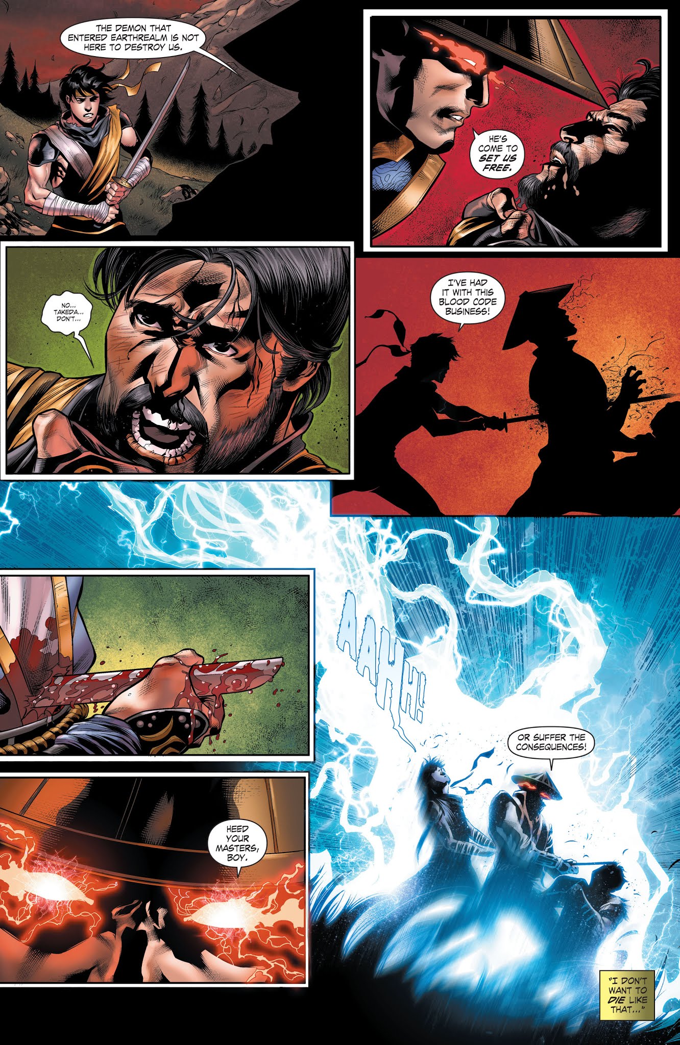 Read online Mortal Kombat X [I] comic -  Issue # _TPB 1 - 101