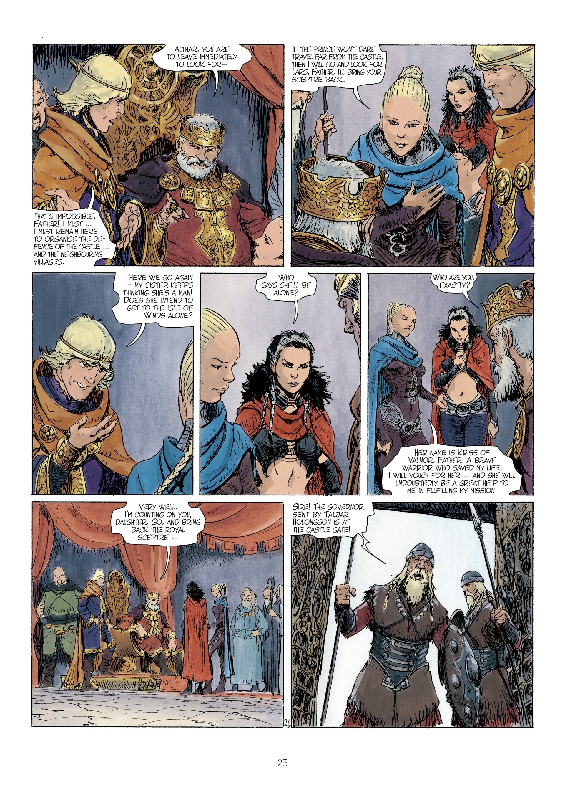 Read online The World of Thorgal: Kriss of Valnor: Worthy of a Queen comic -  Issue # Full - 25
