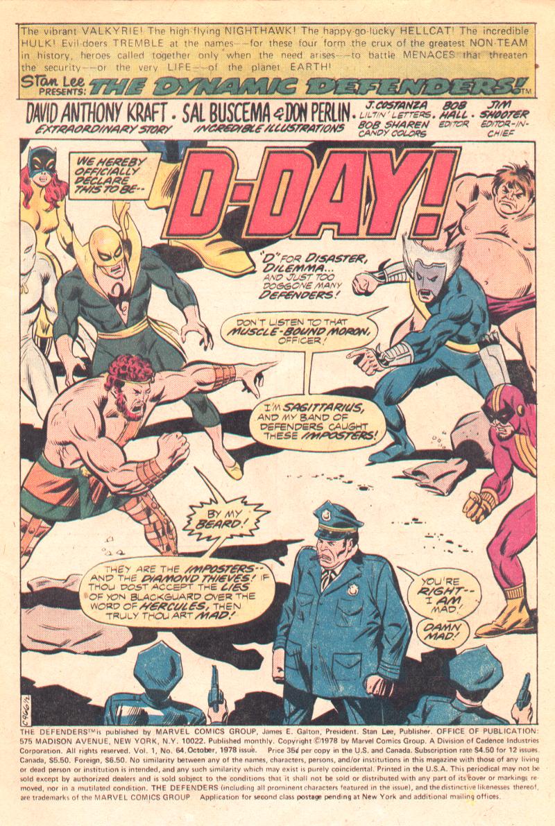 The Defenders (1972) Issue #64 #65 - English 2