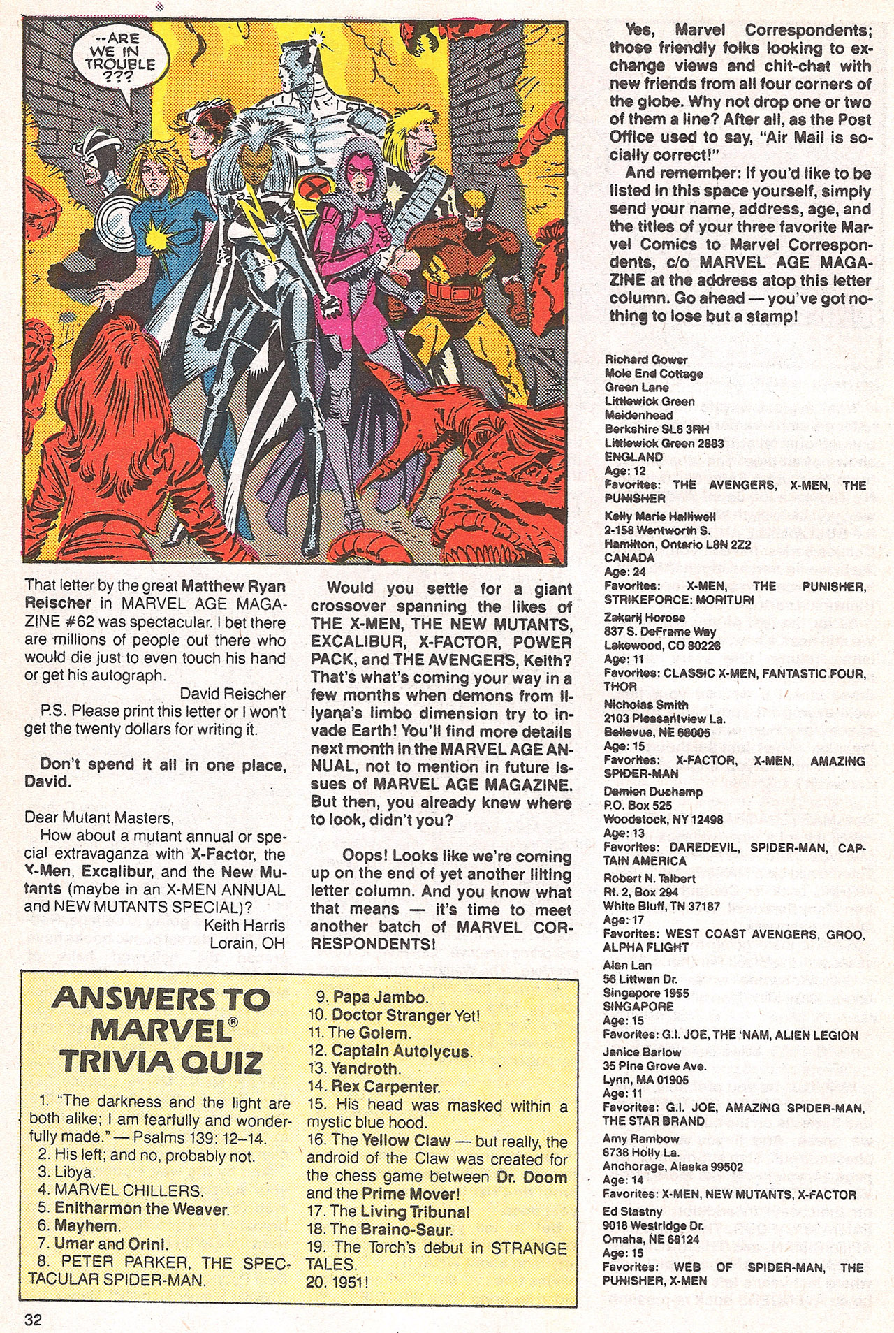 Read online Marvel Age comic -  Issue #66 - 33