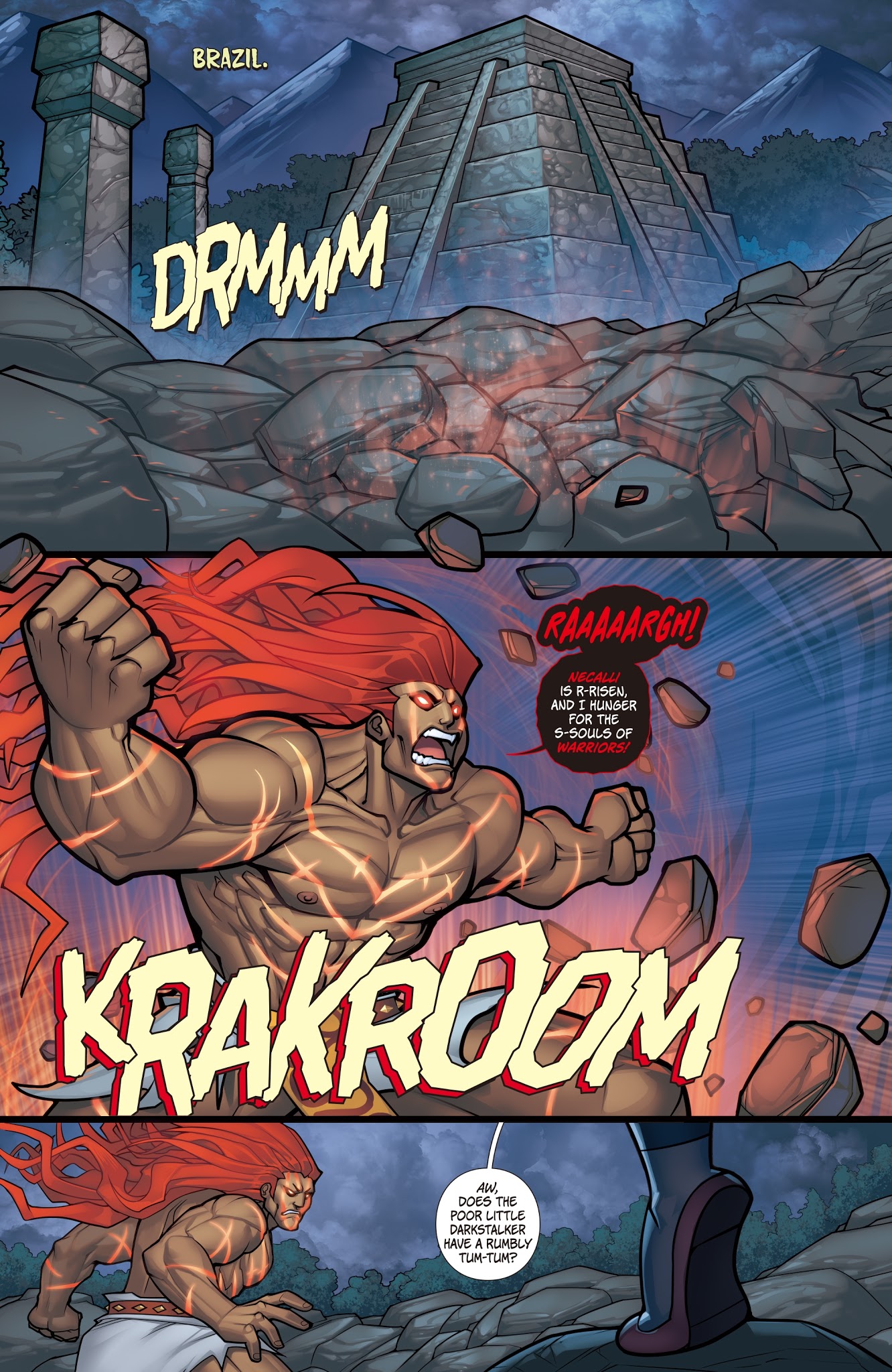 Read online Street Fighter VS Darkstalkers comic -  Issue #6 - 21