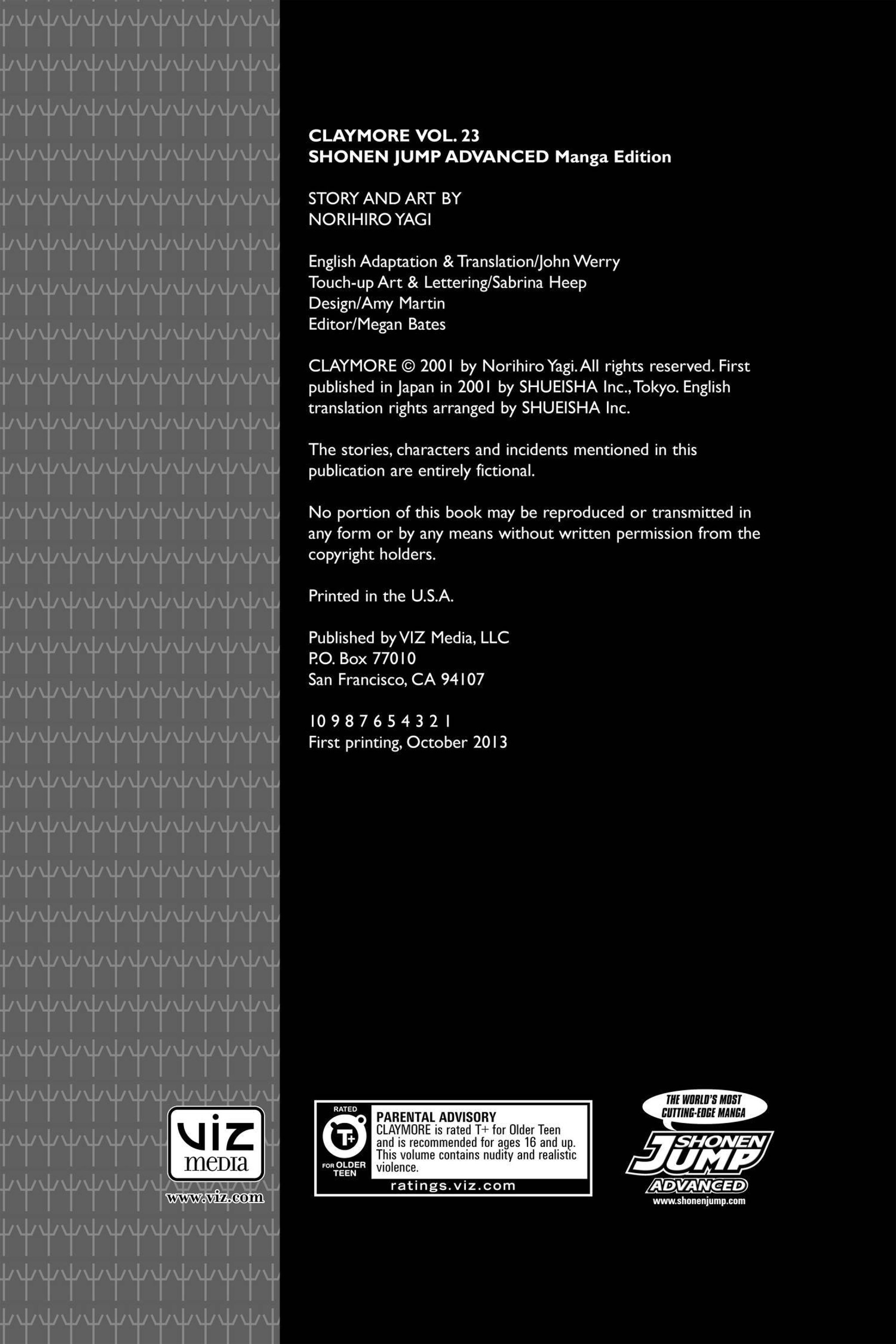 Read online Claymore comic -  Issue #23 - 3