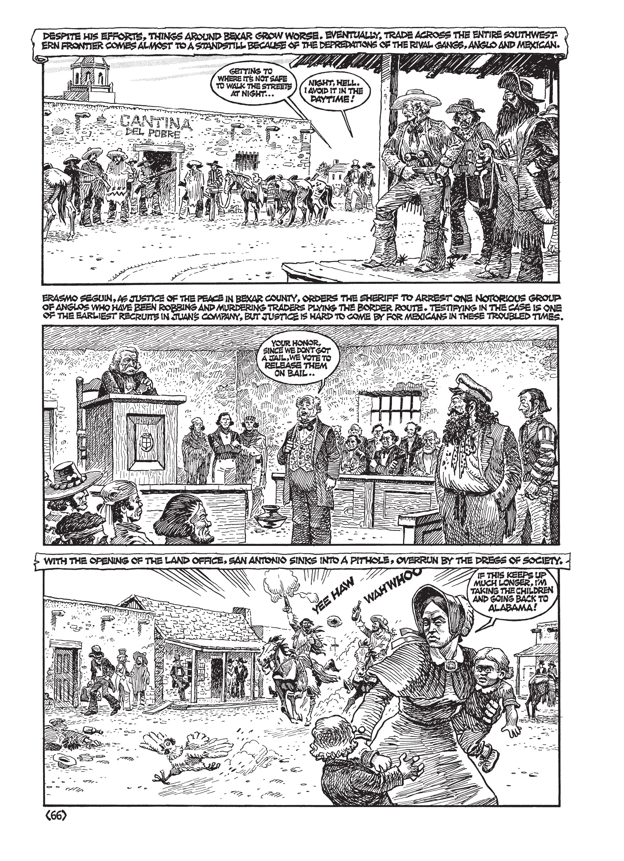 Read online Jack Jackson's American History: Los Tejanos and Lost Cause comic -  Issue # TPB (Part 1) - 69