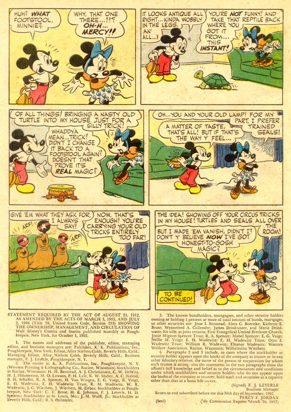 Read online Walt Disney's Comics and Stories comic -  Issue #147 - 50