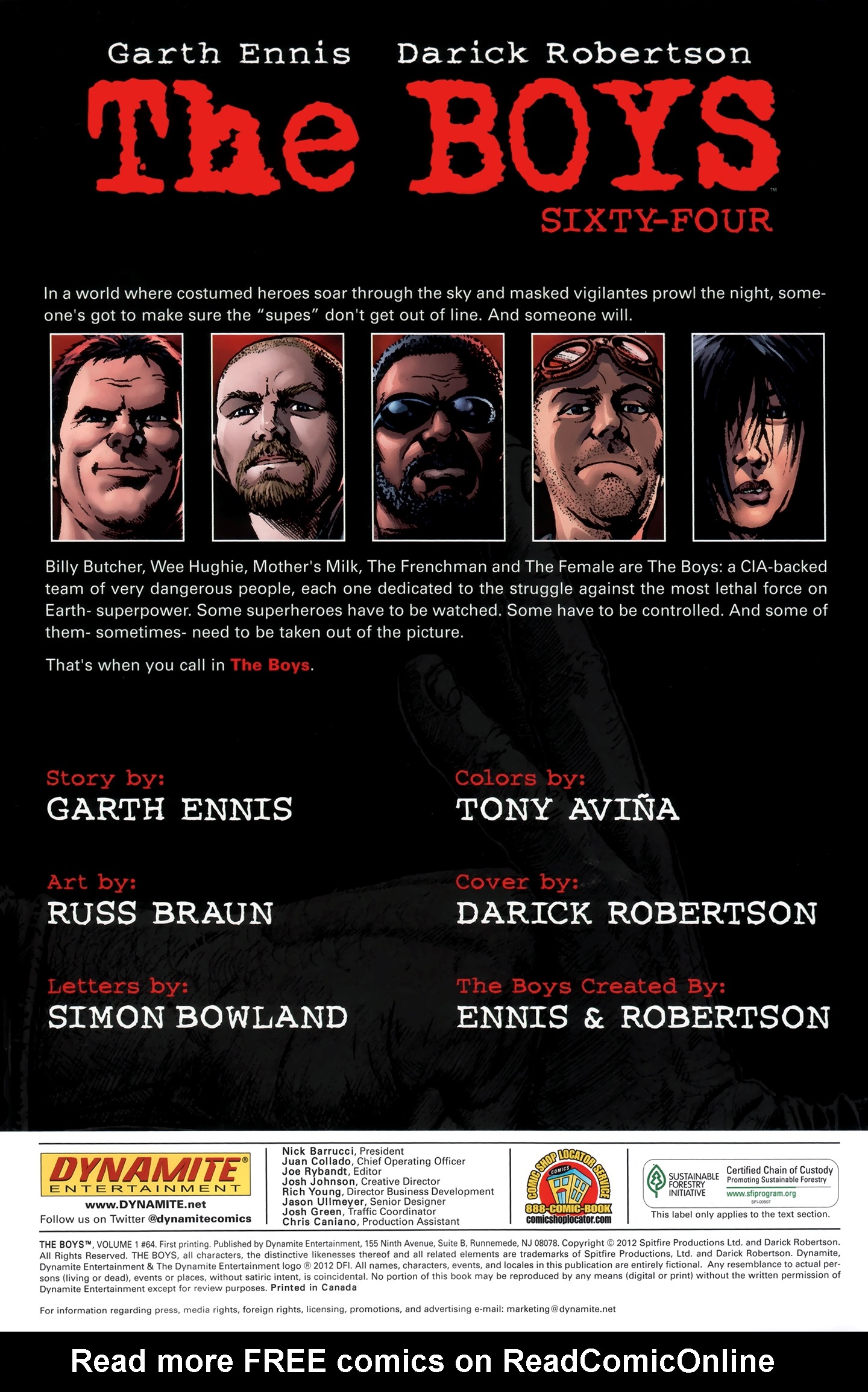 Read online The Boys comic -  Issue #64 - 2