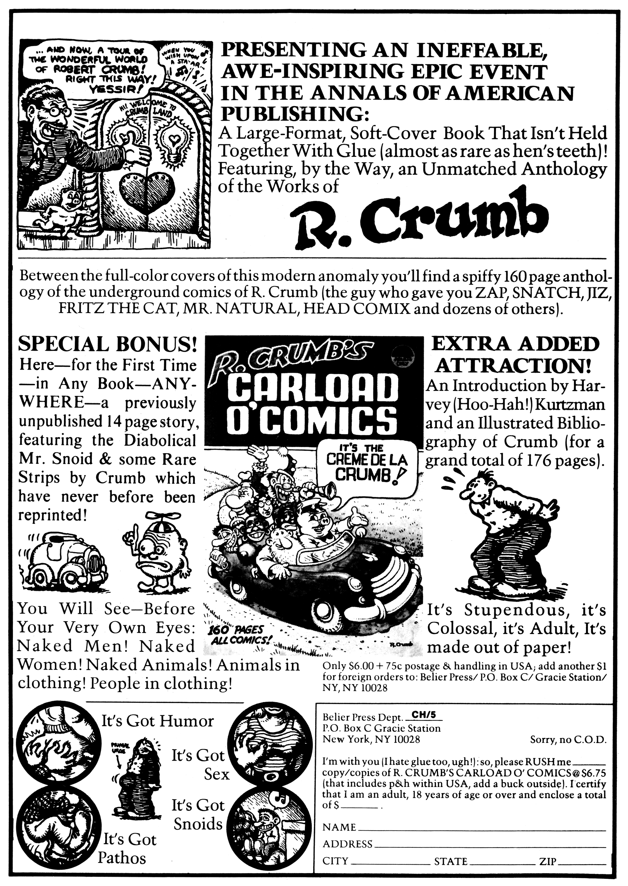 Read online R. Crumb's Carload O'Comics comic -  Issue # Full - 19