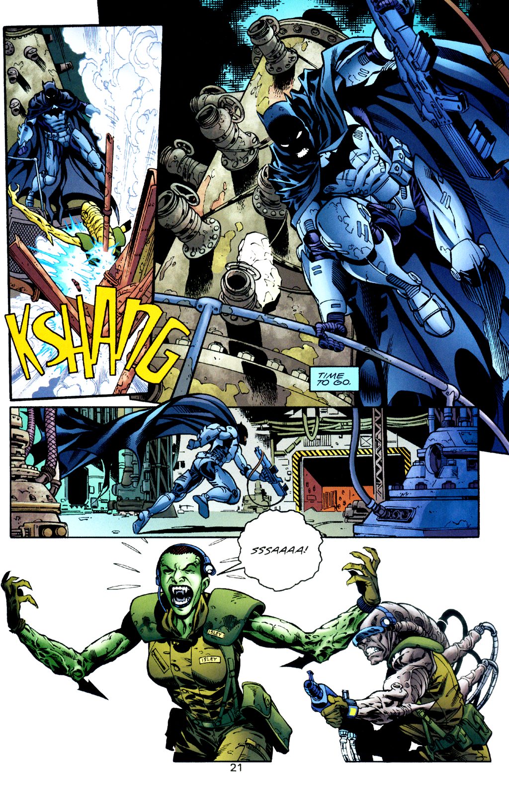 Read online Batman/Aliens II comic -  Issue #3 - 22