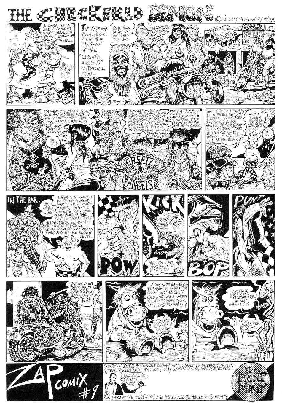 Read online Zap Comix comic -  Issue #9 - 2