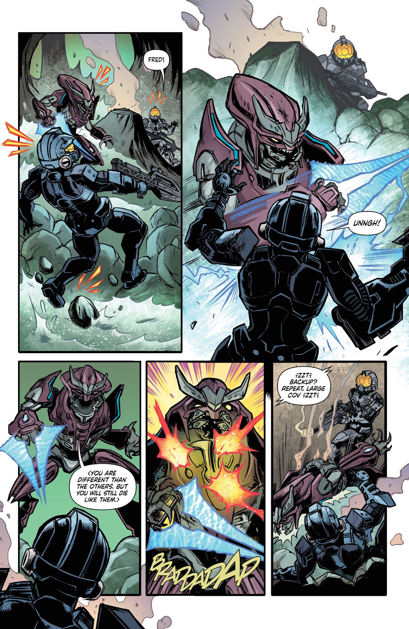 Read online Halo: Collateral Damage comic -  Issue #3 - 6