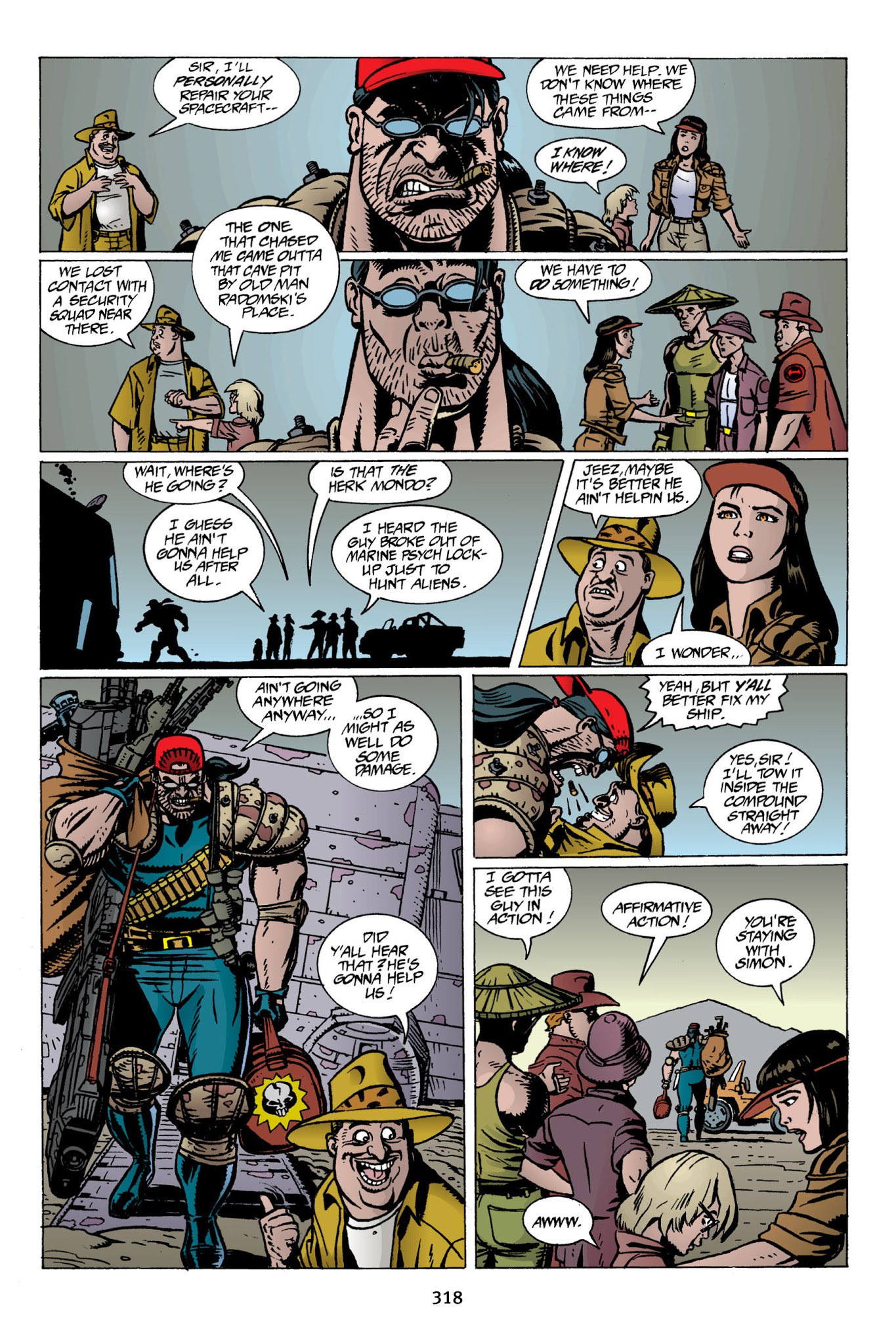 Read online Aliens Omnibus comic -  Issue # TPB 4 - 316