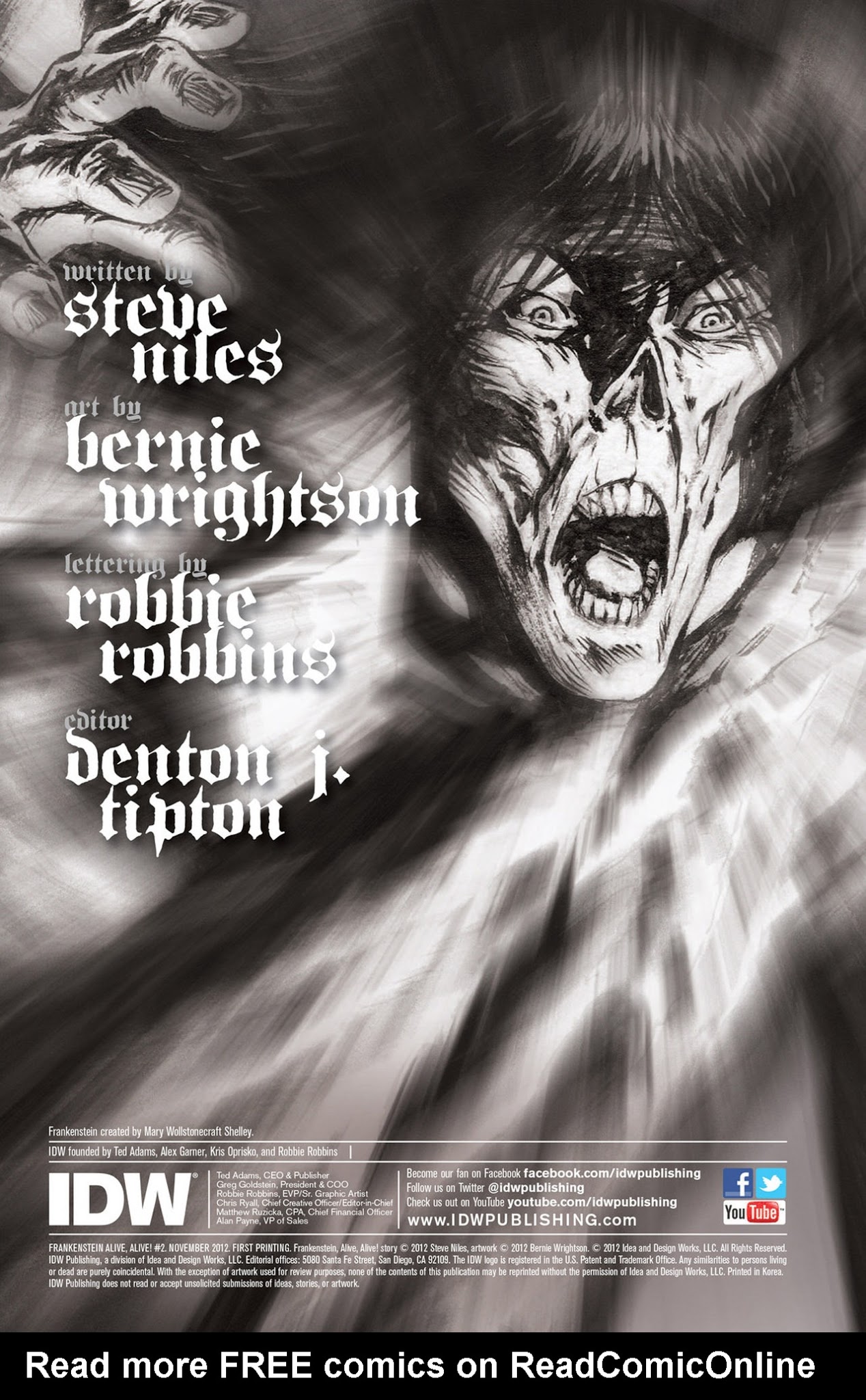 Read online Frankenstein Alive, Alive! comic -  Issue #2 - 2
