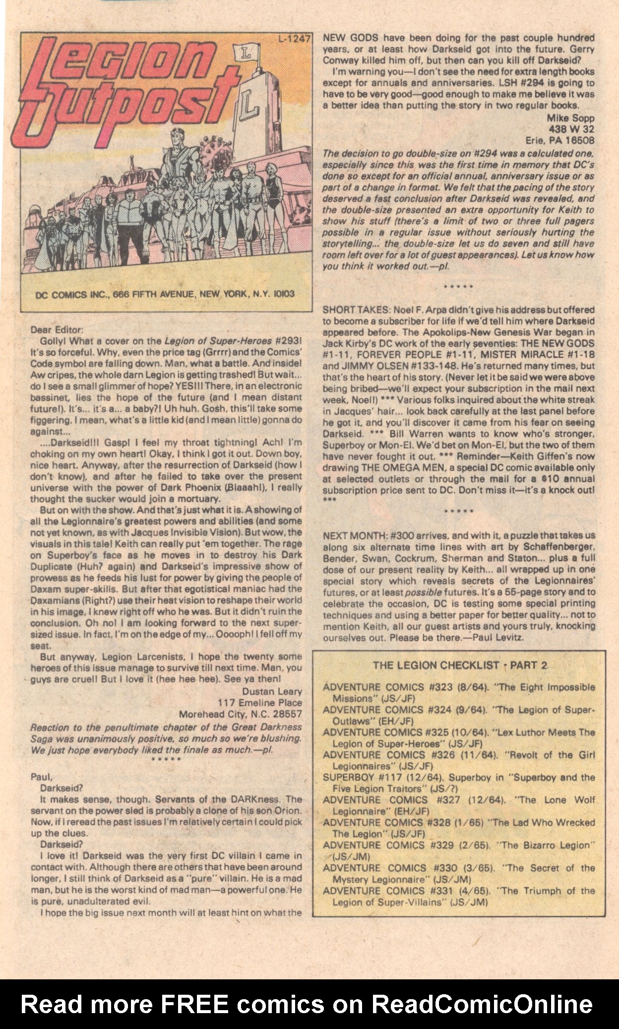 Read online Legion of Super-Heroes (1980) comic -  Issue #299 - 25