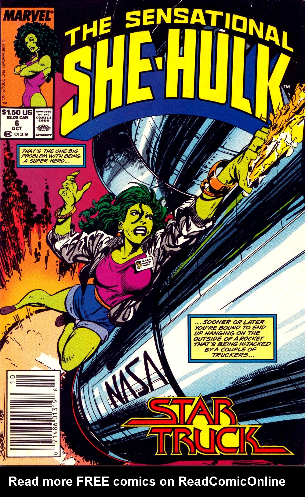 Read online The Sensational She-Hulk comic -  Issue #6 - 1