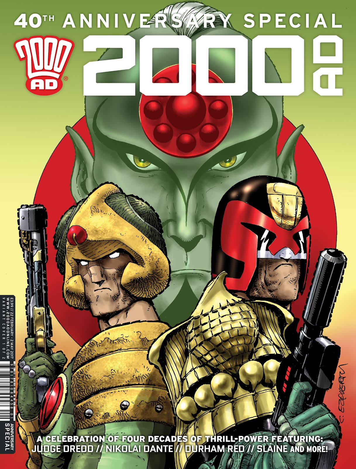 2000 AD 40th Anniversary Special 2017 Page 1