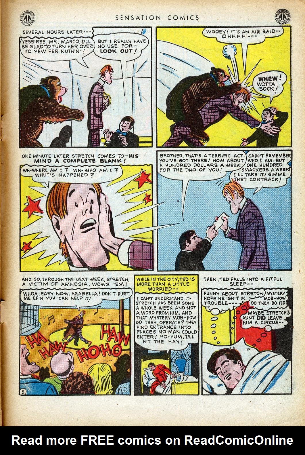 Read online Sensation (Mystery) Comics comic -  Issue #40 - 47