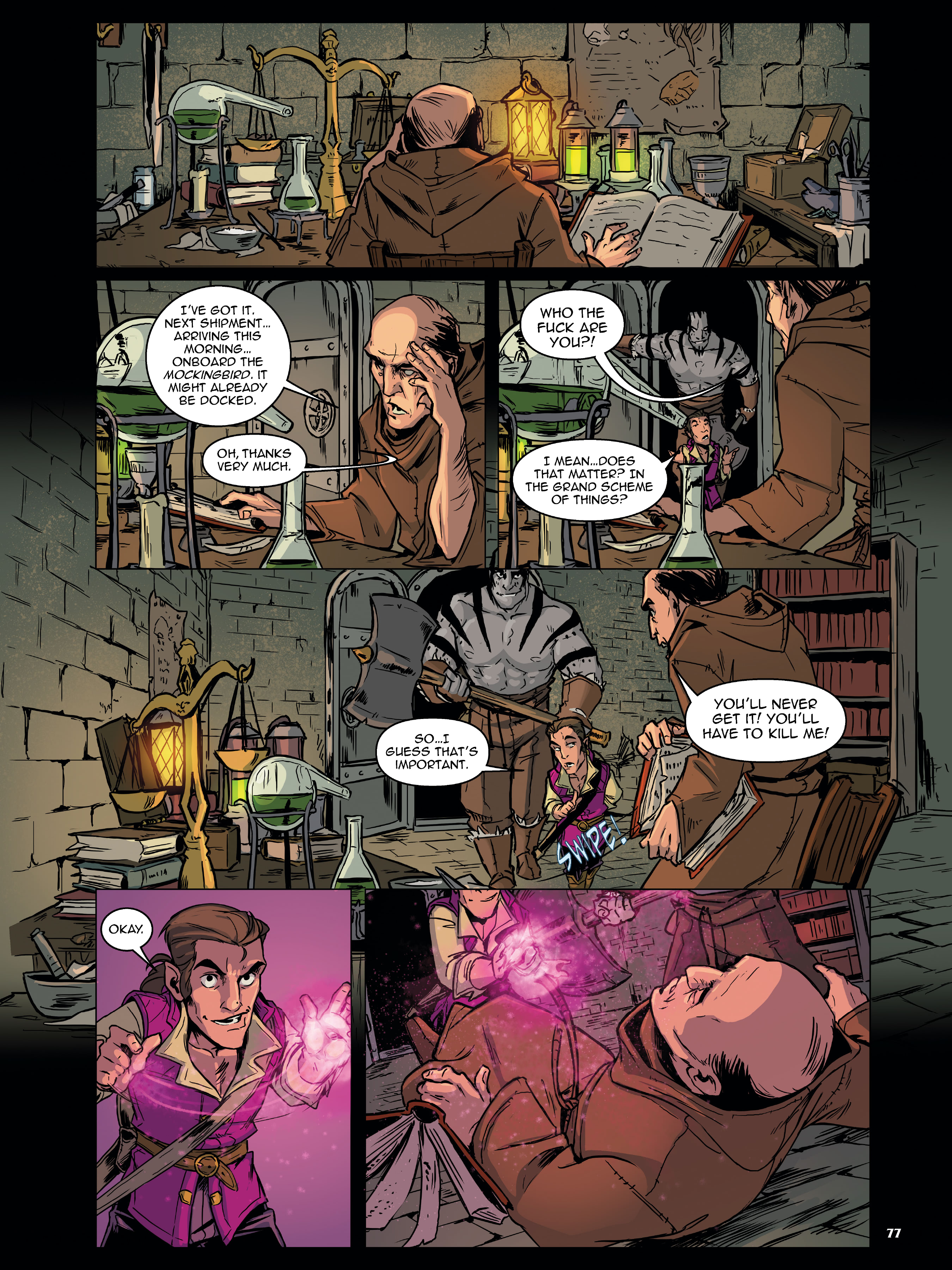 Read online Critical Role Vox Machina Origins comic -  Issue # (2019) _TPB Library Edition (Part 1) - 79
