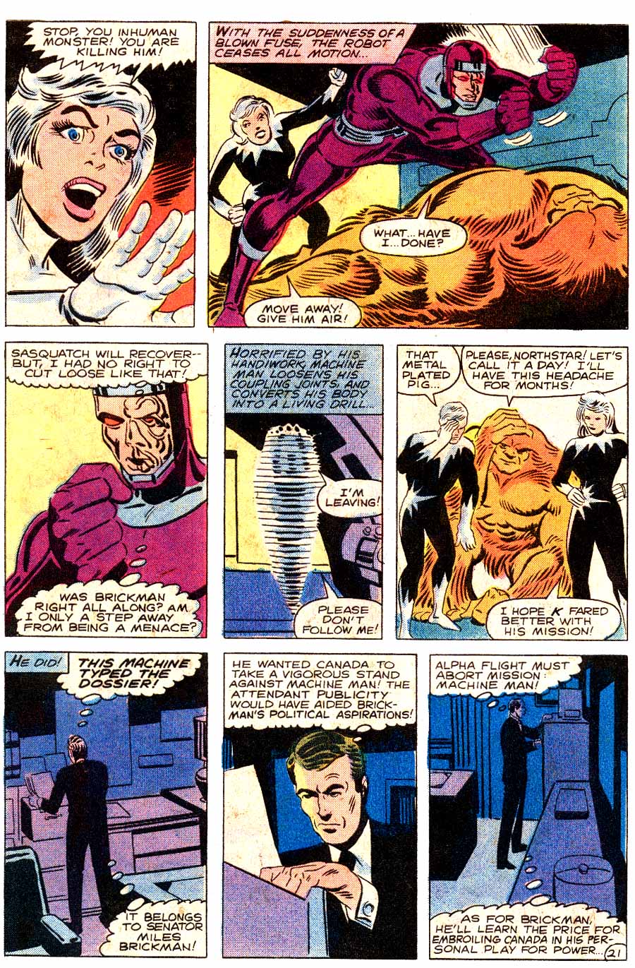 Read online Machine Man (1978) comic -  Issue #18 - 22