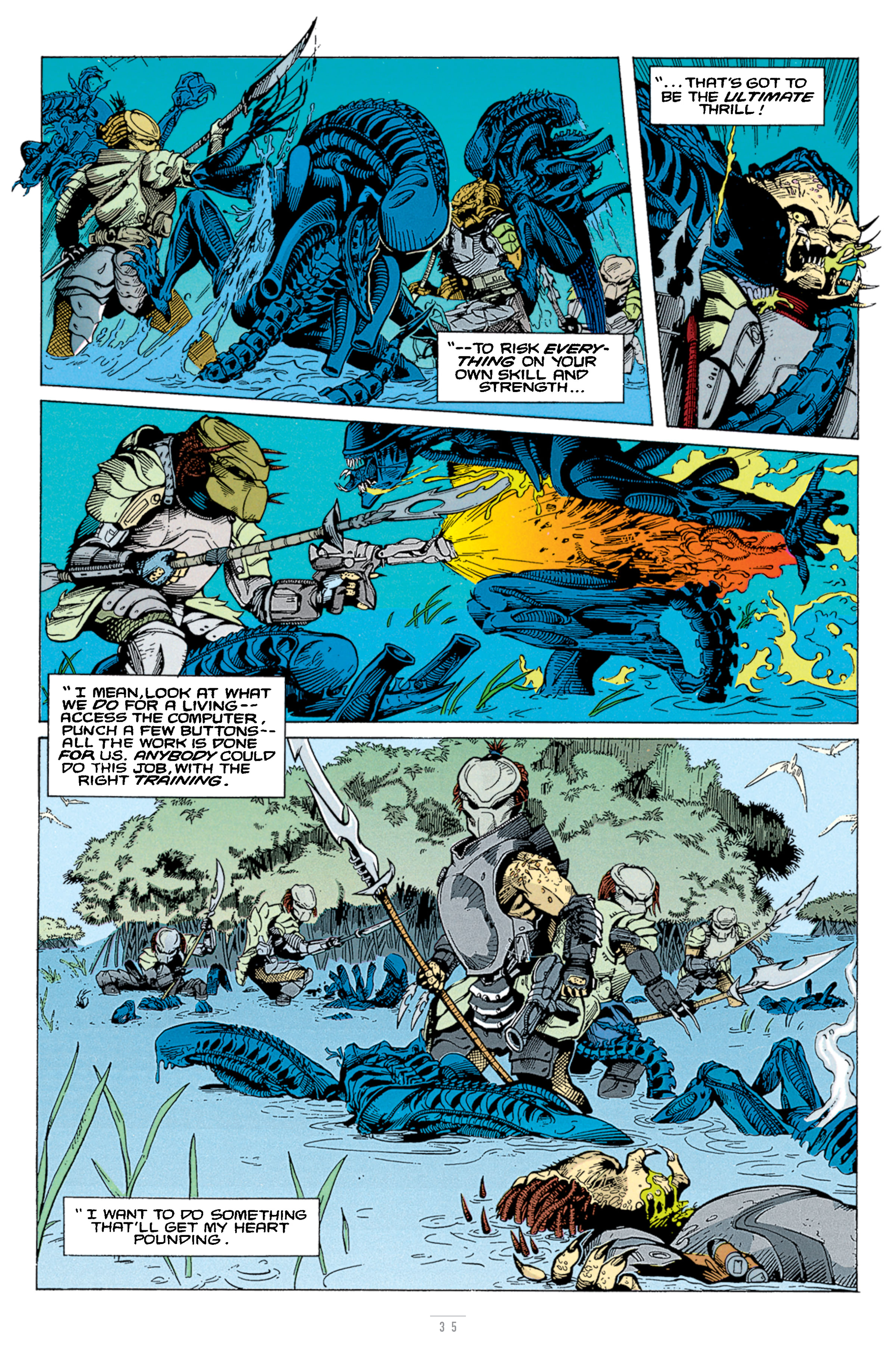 Read online Aliens vs. Predator 30th Anniversary Edition - The Original Comics Series comic -  Issue # TPB (Part 1) - 34