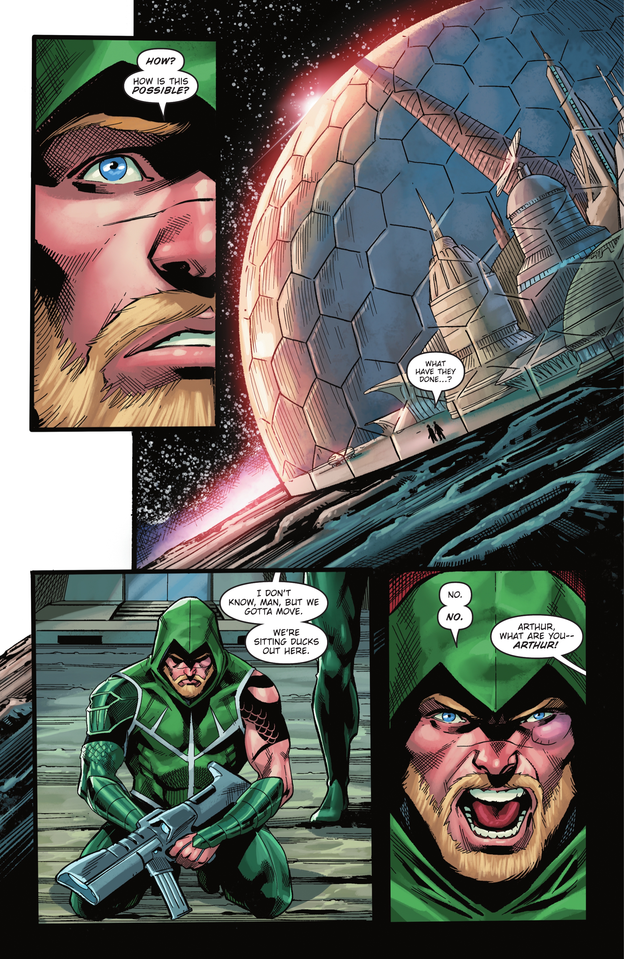 Read online Aquaman/Green Arrow - Deep Target comic -  Issue #4 - 3